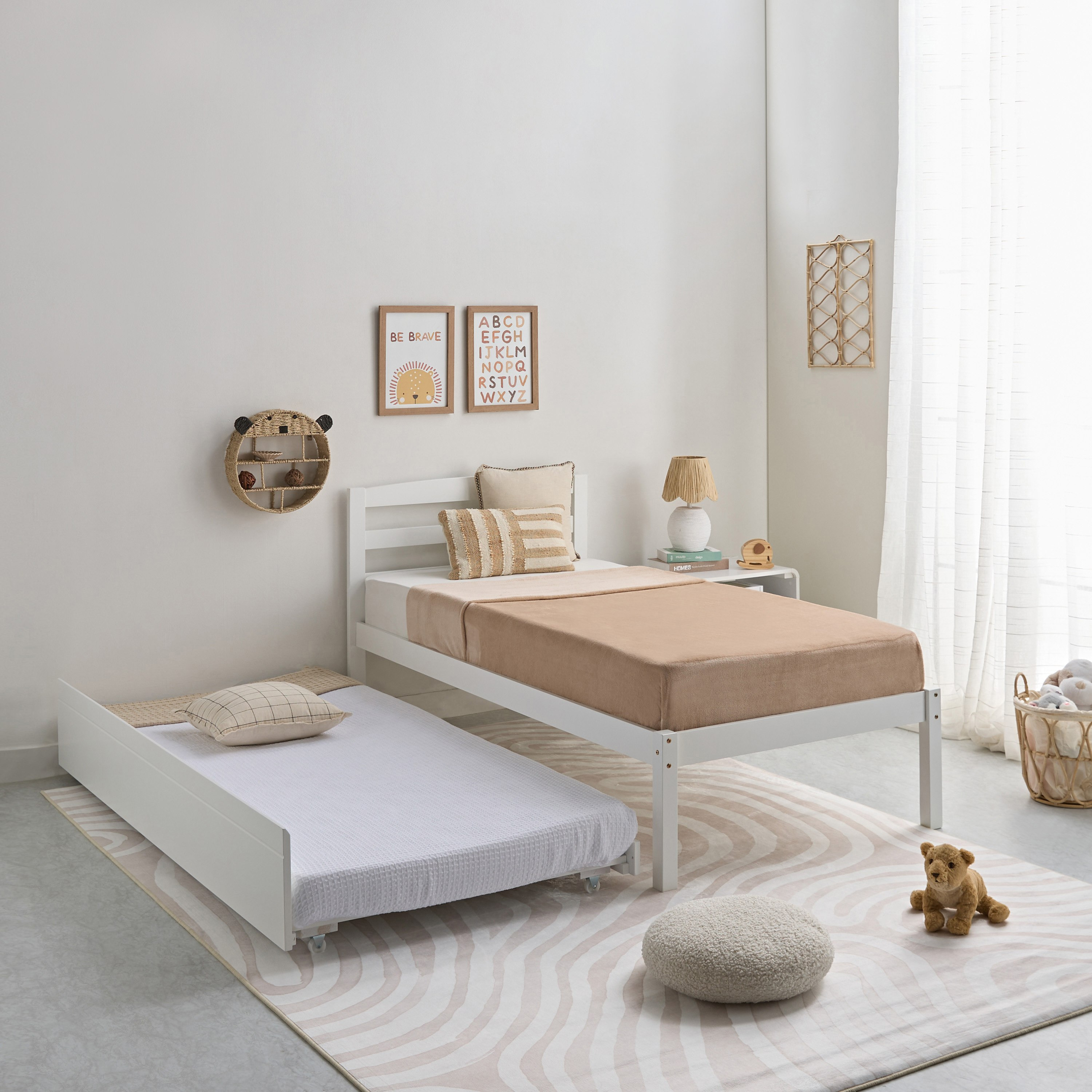 Movo Stova Vanilla Single Bed - 90x200 cm-hbxfurniture-bedsandbedsets-beds-single-image-6