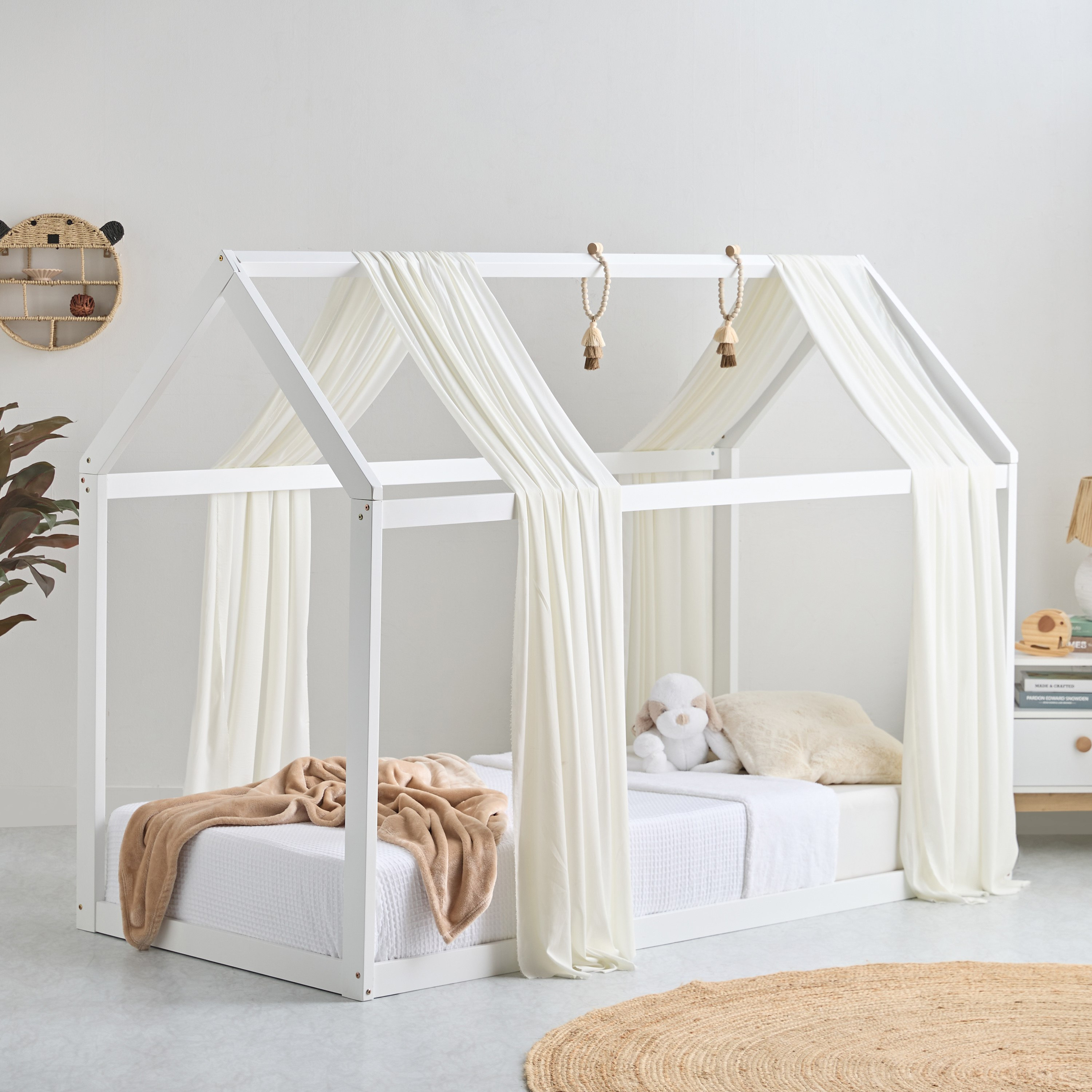 سرير فردي بتصميم بيت - ستوفا فانيلا من موڤو - 90x200 سم-hbxfurniture-bedsandbedsets-beds-single-image-1