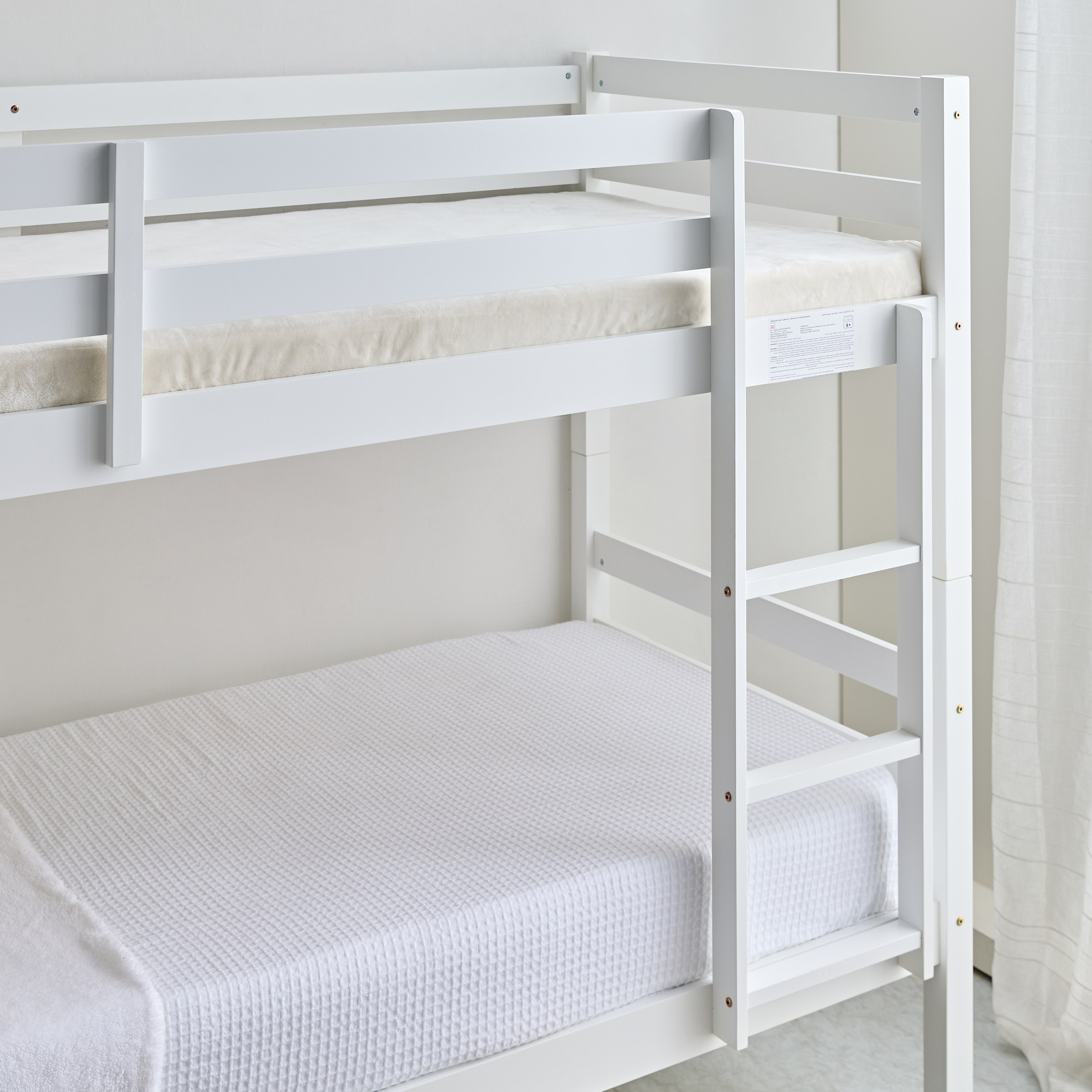 Movo Stova Vanilla Single Convertible Bunk Bed - 90x200 cm-hbxkidsandyouth-bedsandbedsets-bunkbeds-single-image-9