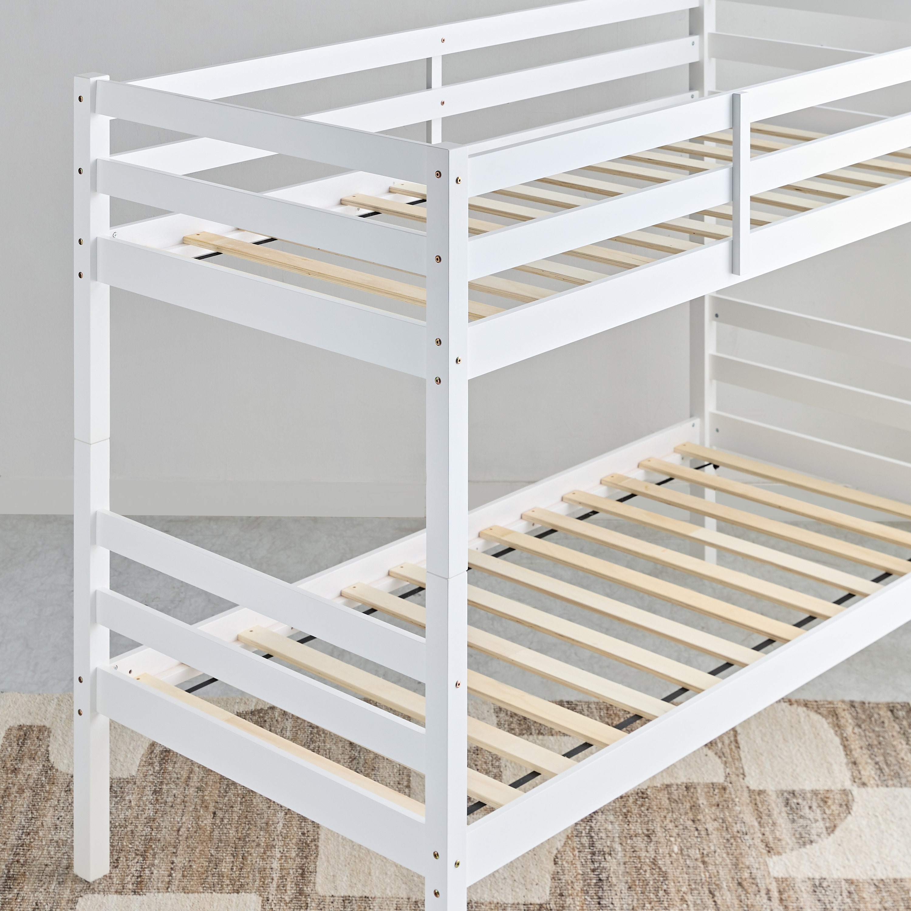 Movo Stova Vanilla Single Convertible Bunk Bed - 90x200 cm-hbxkidsandyouth-bedsandbedsets-bunkbeds-single-image-10