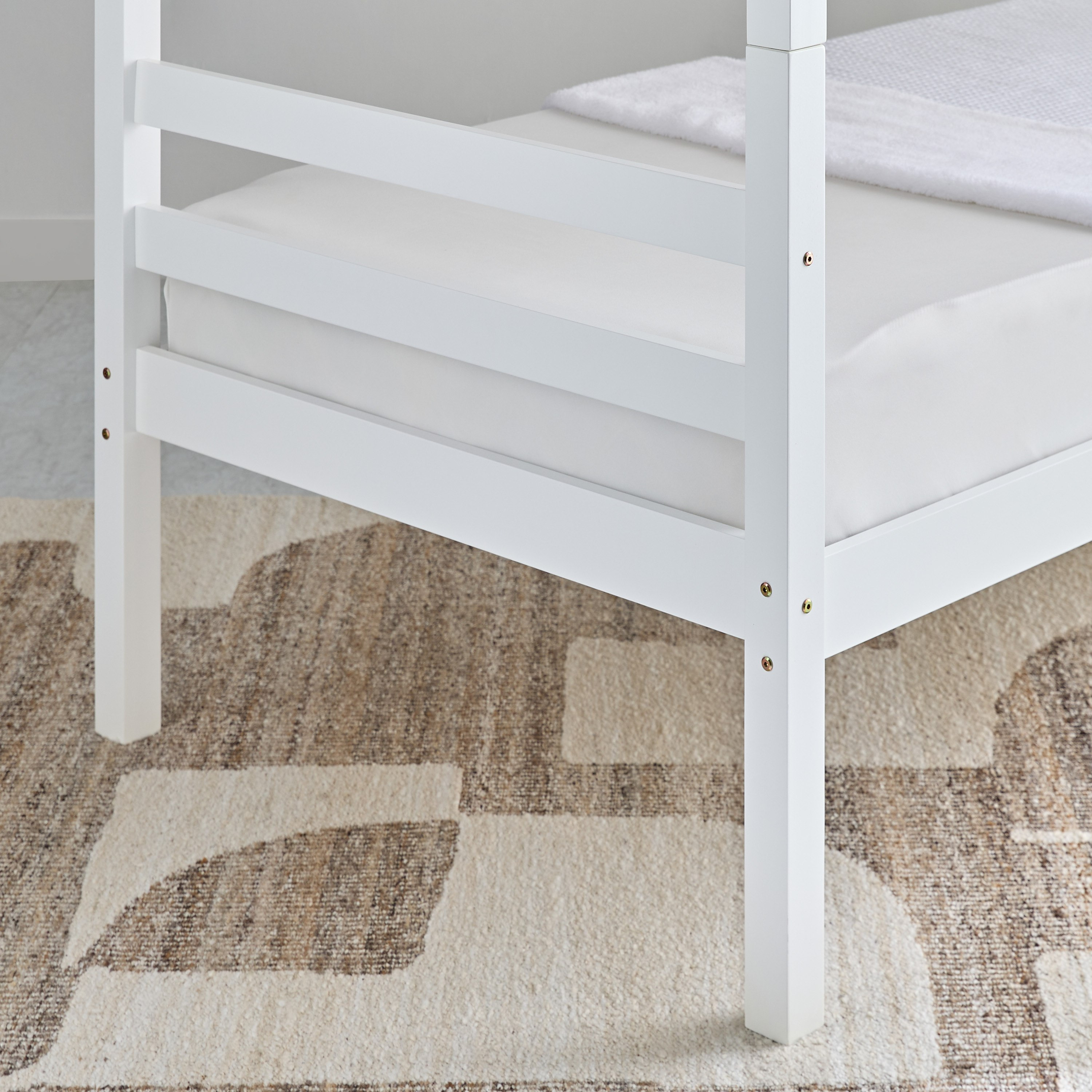 Movo Stova Vanilla Single Convertible Bunk Bed - 90x200 cm-hbxkidsandyouth-bedsandbedsets-bunkbeds-single-image-11