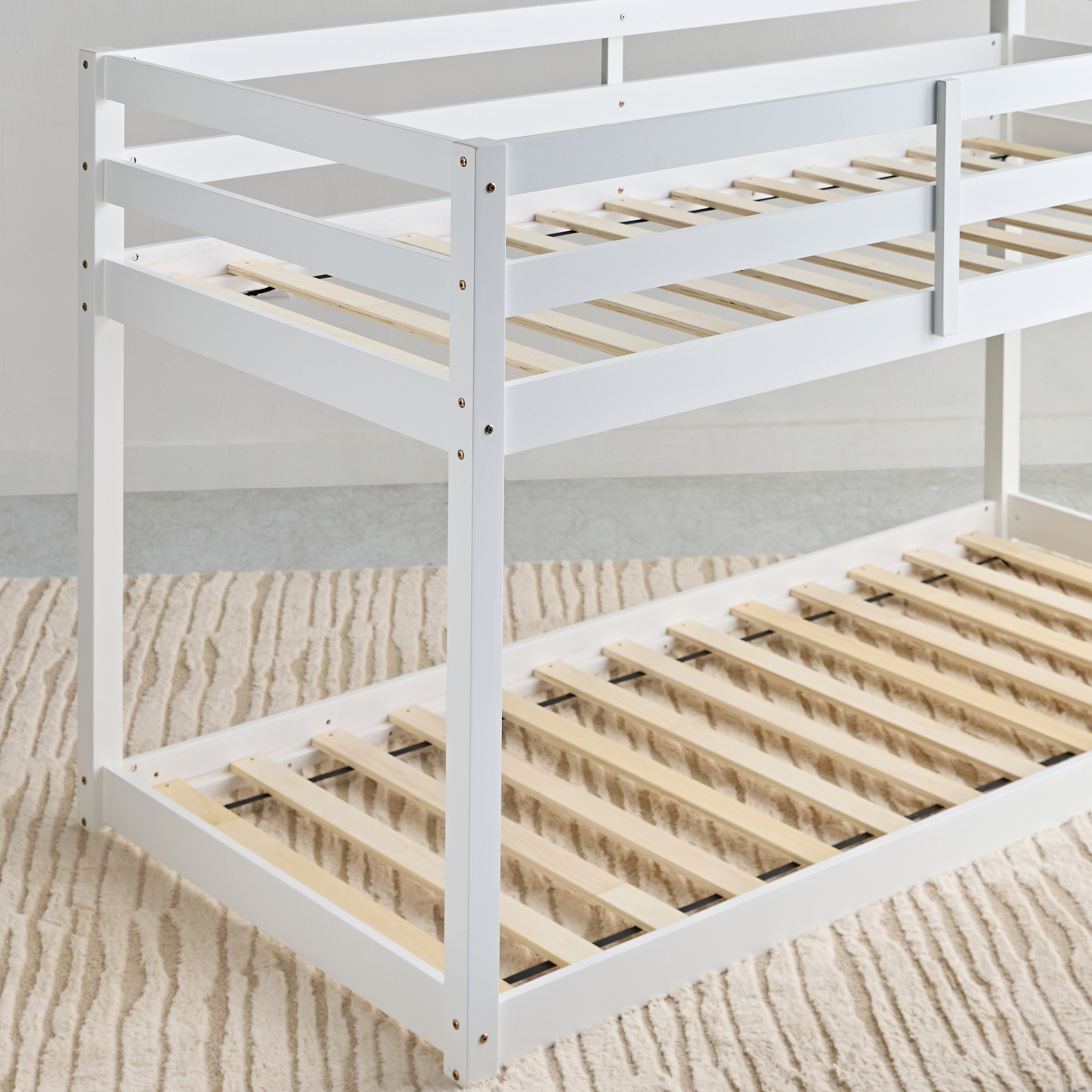 سرير طابقين أرضي فردي من ستوفا فانيلا - 90x200 سم-hbxkidsandyouth-bedsandbedsets-bunkbeds-single-image-5