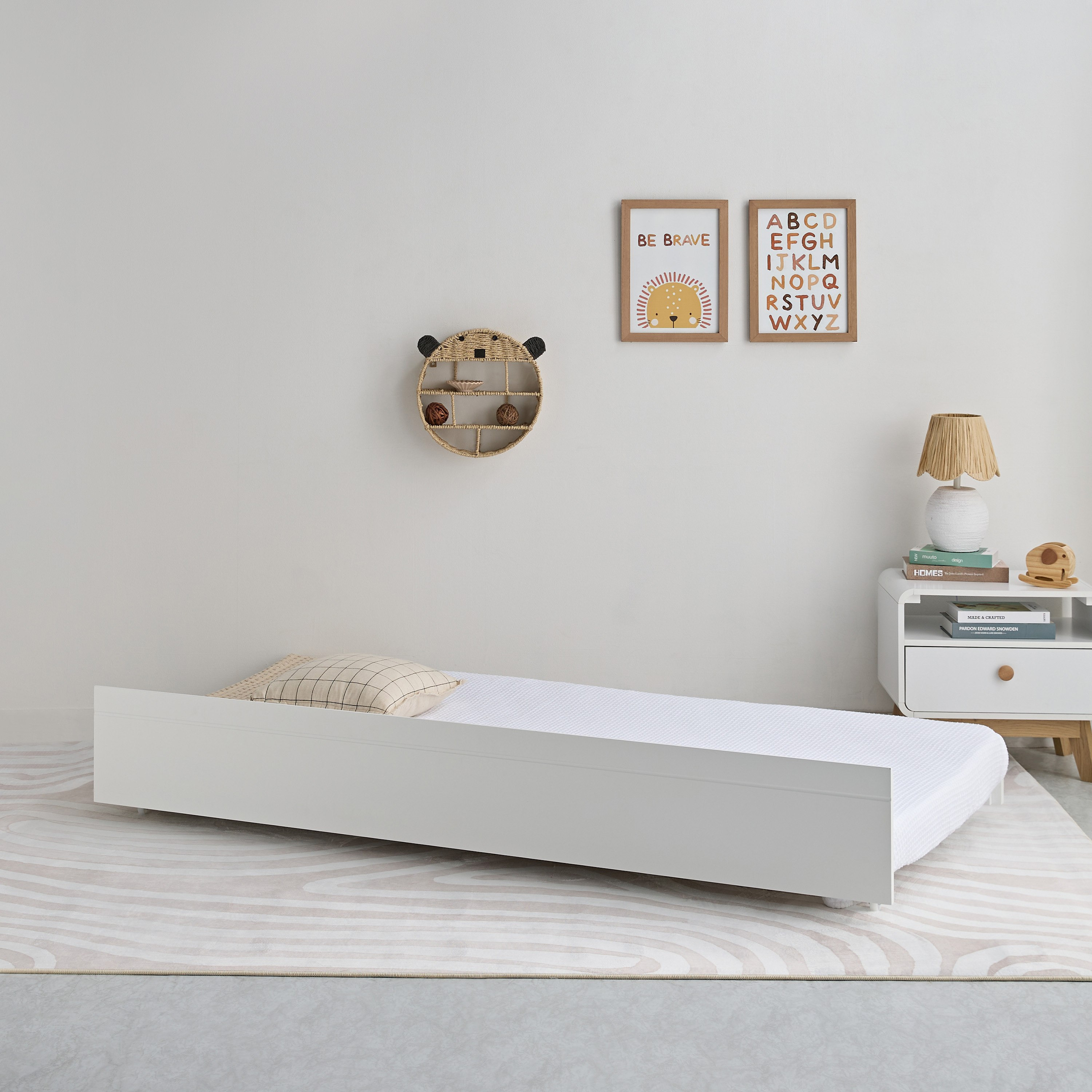 Movo Stova Vanilla Single Trundle - 90x190 cm-hbxfurniture-bedsandbedsets-daybeds-image-3