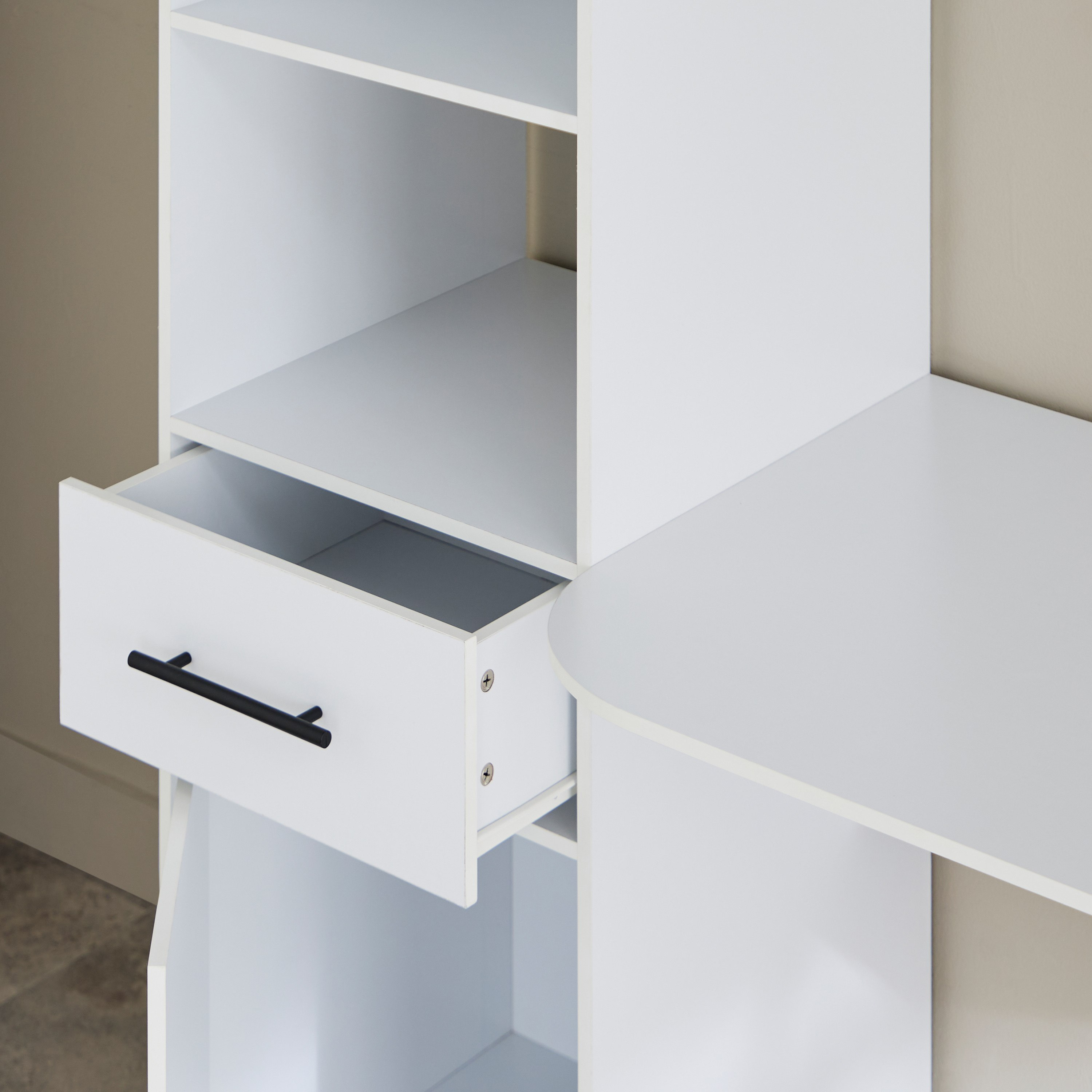مكتب دراسة بدرج وباب مع خزانة كتب من كارسون-hbxfurniture-office-desks-image-6