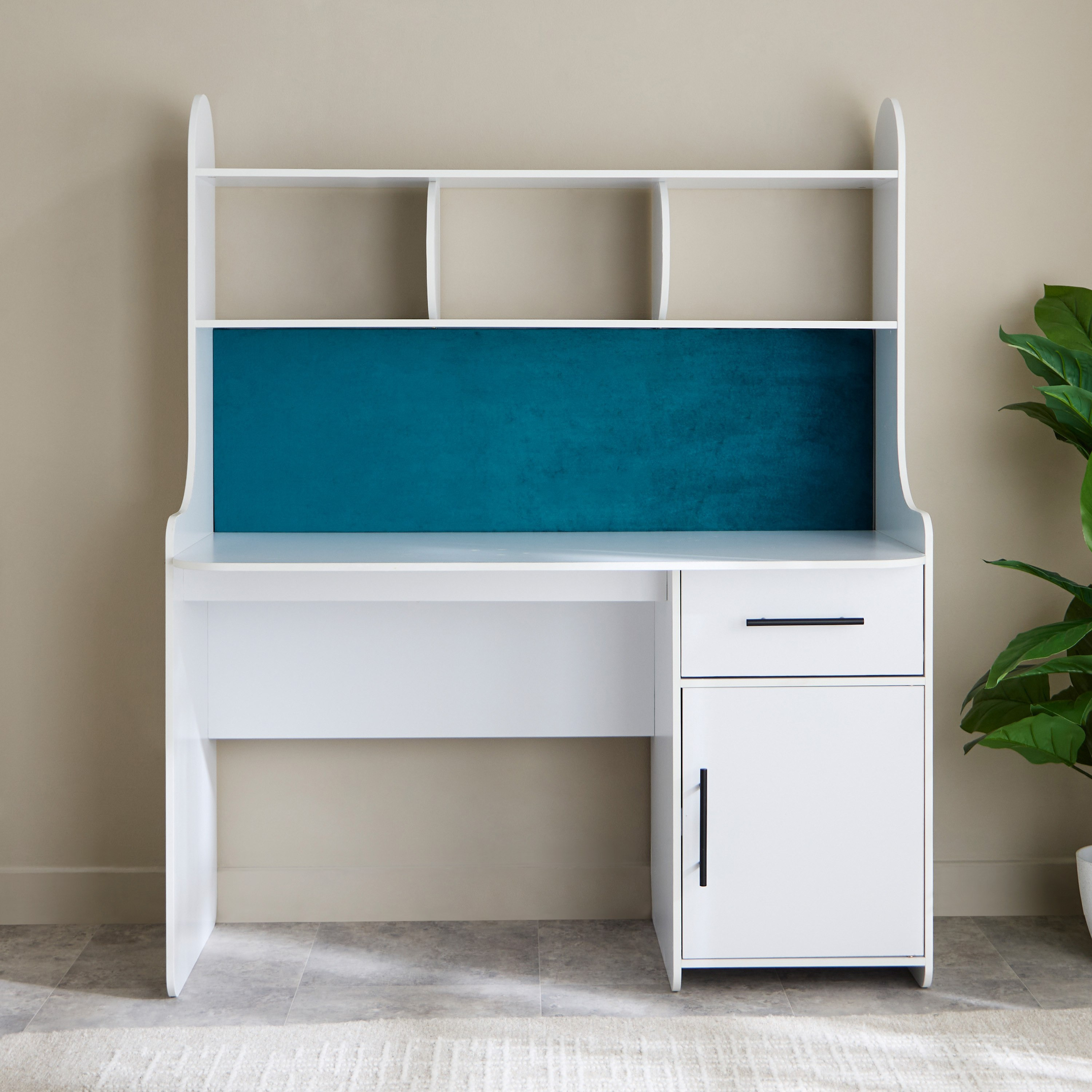 Stello 1-Door and 1-Drawer Study Desk with Hutch-hbxfurniture-office-desks-image-3