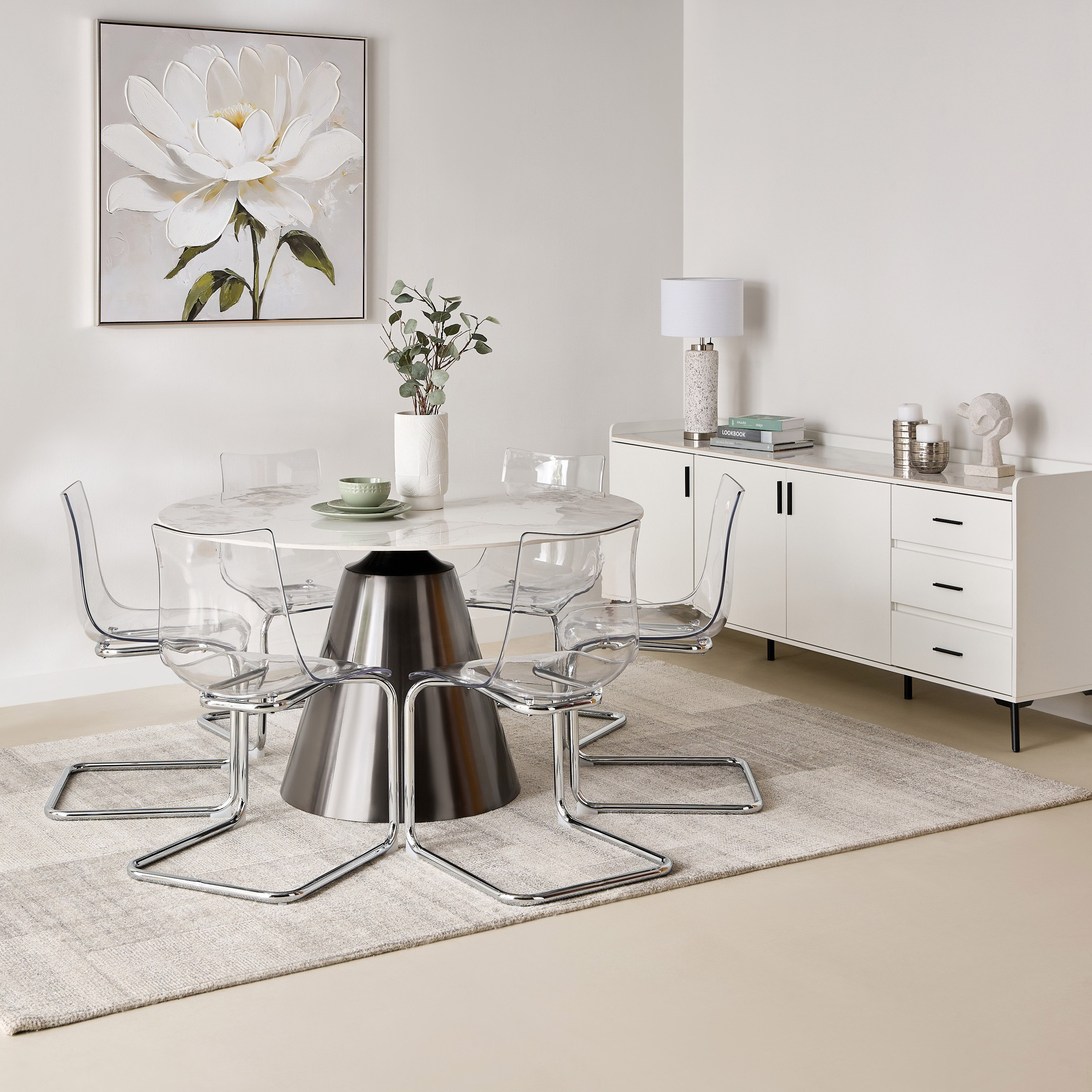 طاولة سفرة بسطح من الحجر المبلّد مستديرة بـ6 مقاعد من جريس-hbxdiningroom-diningtablesandsets-diningtables-sixseater-image-6