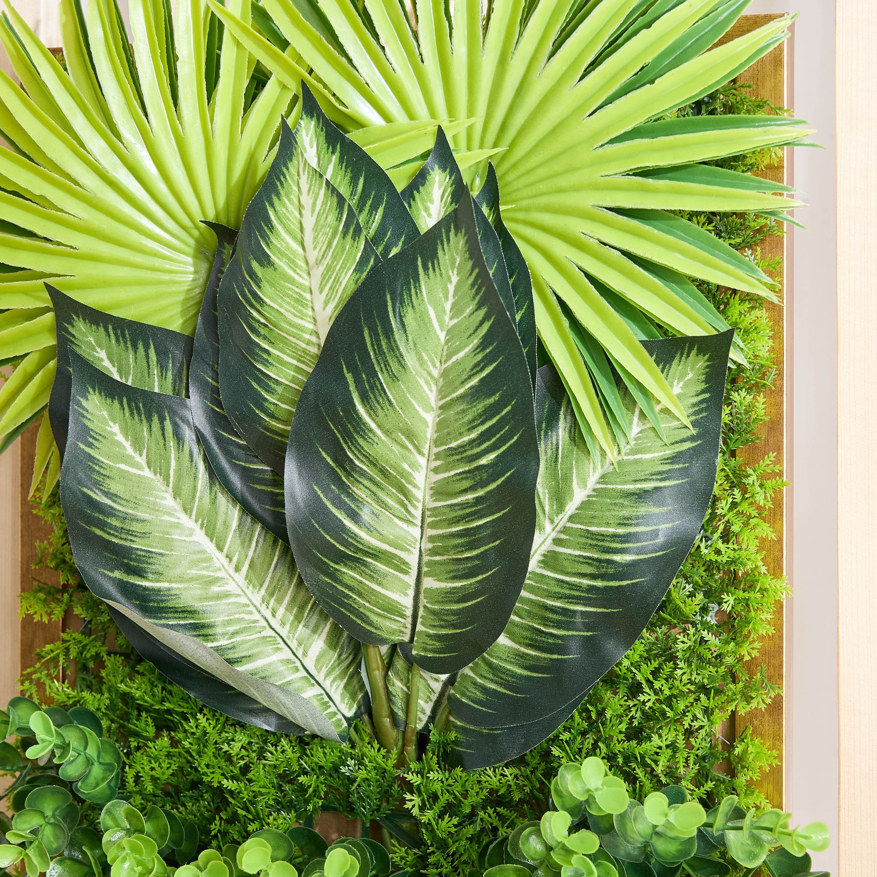 لوحة حائط مؤطرة من العشب الصناعي من سيلو - 35×8×45 سم-hbxdecorandfurnishings-homeaccessories-artificialflowersandplants-image-3