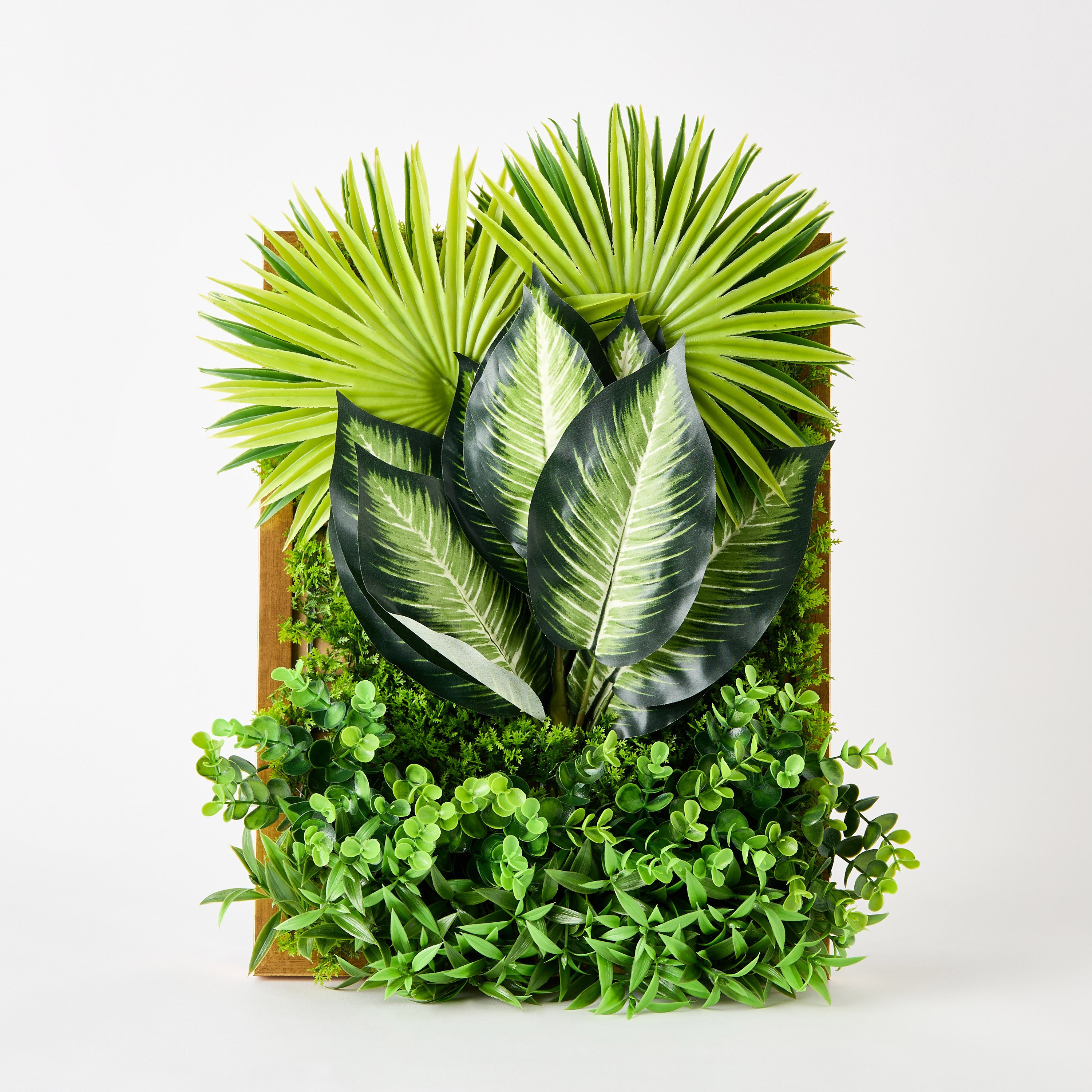 لوحة حائط مؤطرة من العشب الصناعي من سيلو - 35×8×45 سم-hbxdecorandfurnishings-homeaccessories-artificialflowersandplants-image-5