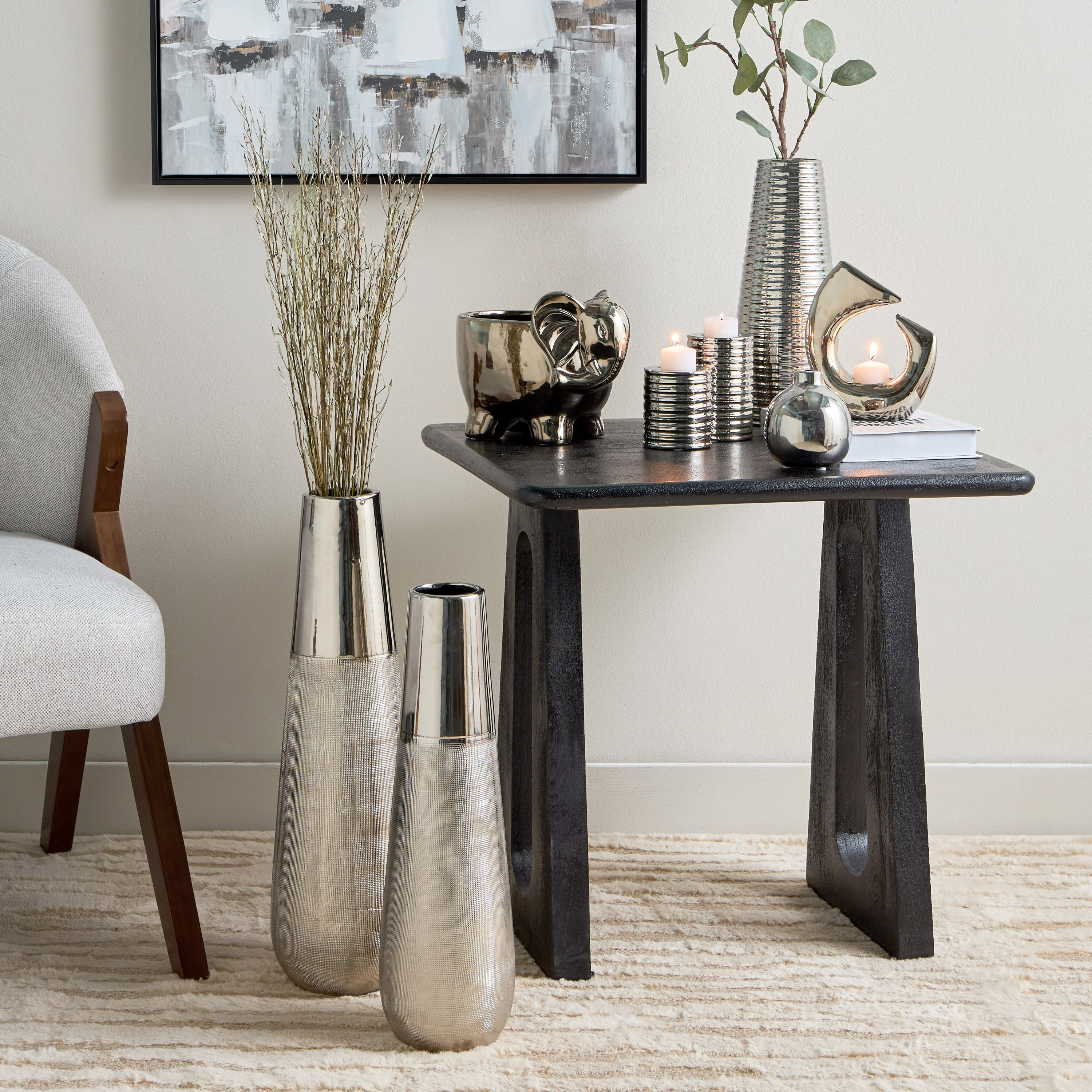 حامل شموع سيراميك تجريدي من فيوز - 14.5x6.7x16.7 سم-hbxlivingroom-decorandaccessories-candleholders-image-4