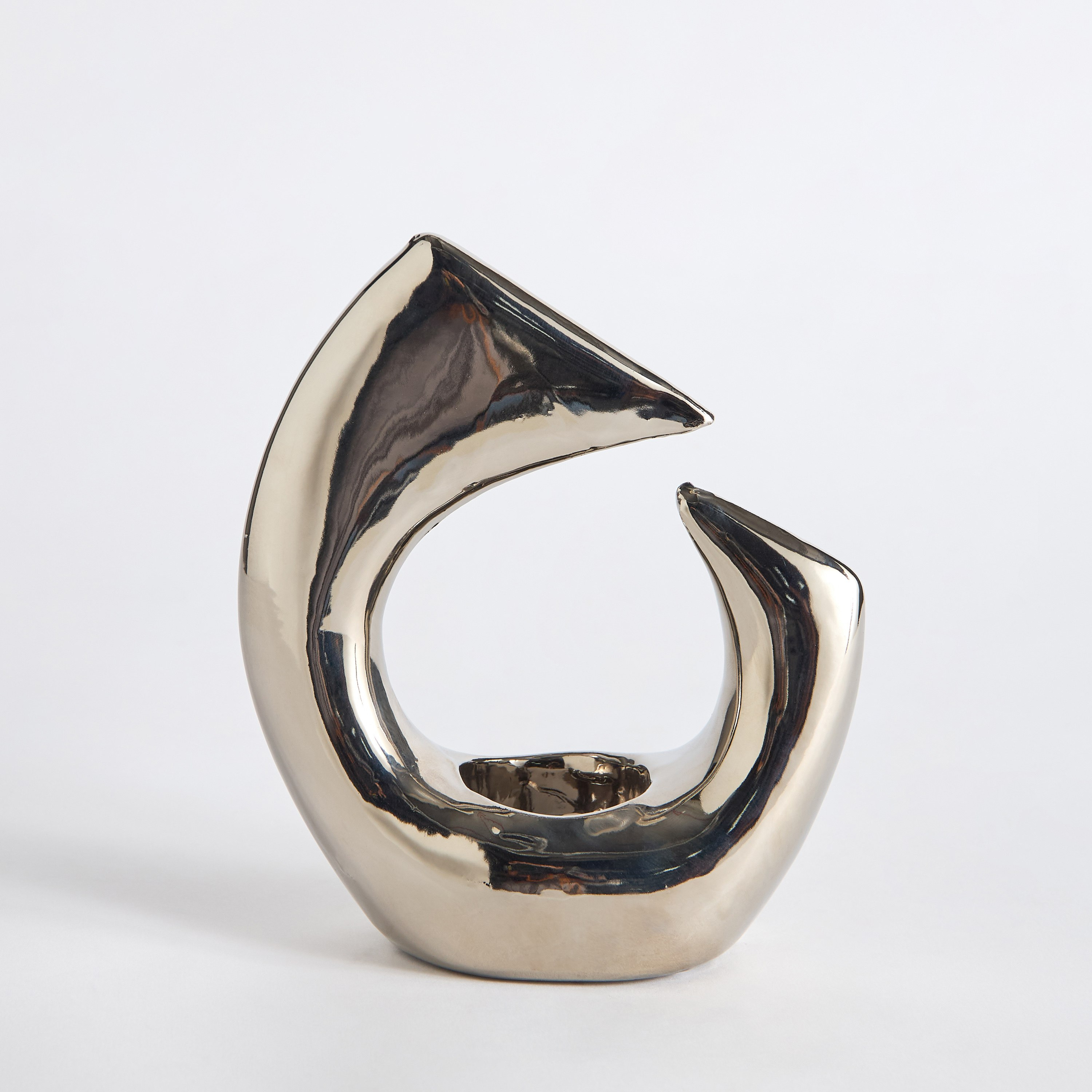 حامل شموع سيراميك تجريدي من فيوز - 14.5x6.7x16.7 سم-hbxlivingroom-decorandaccessories-candleholders-image-5