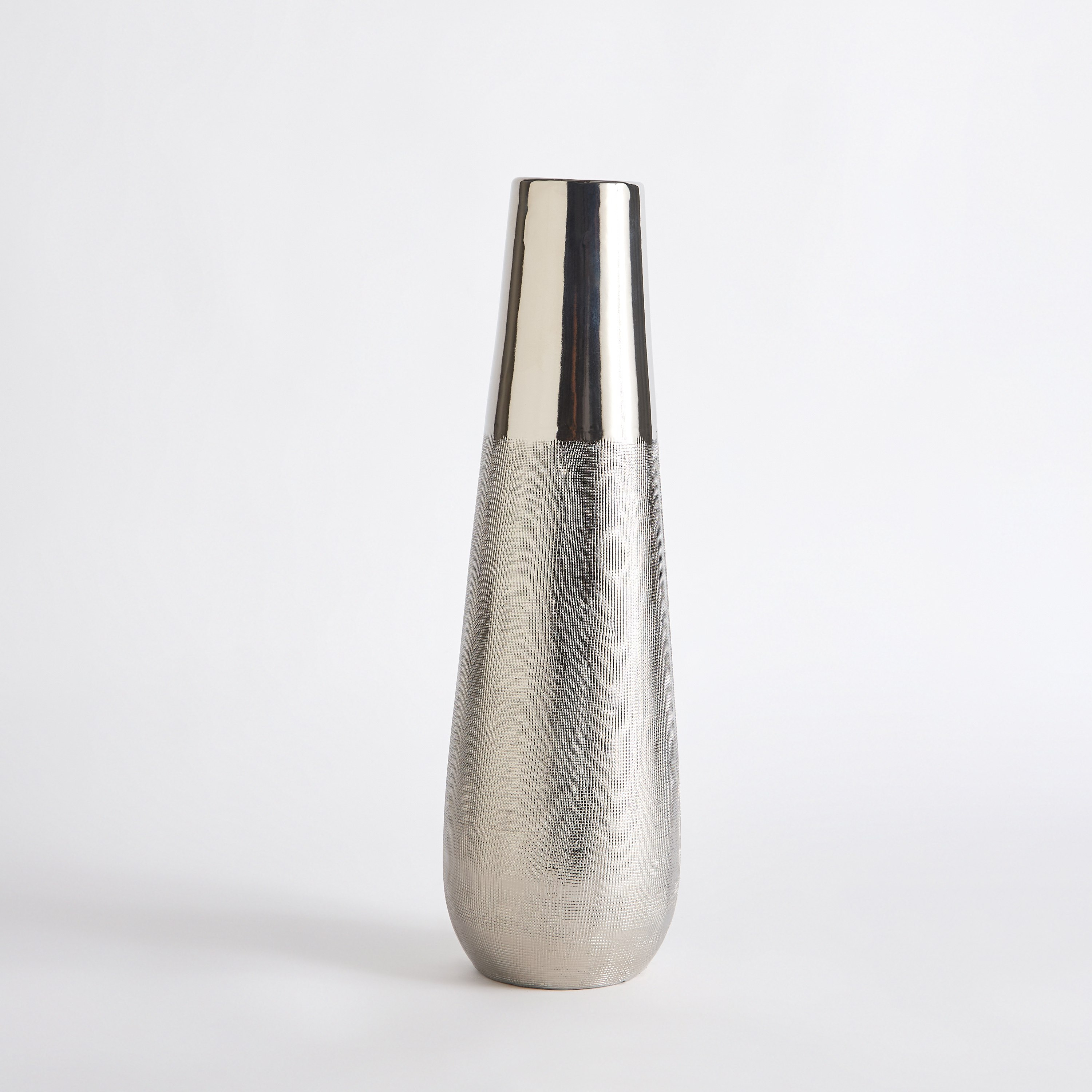 مزهرية أرضية سيراميك بارزة الملمس من فيوز - 13x13x45 سم-hbxhomeware-hbxdecorandfurnishings-image-5