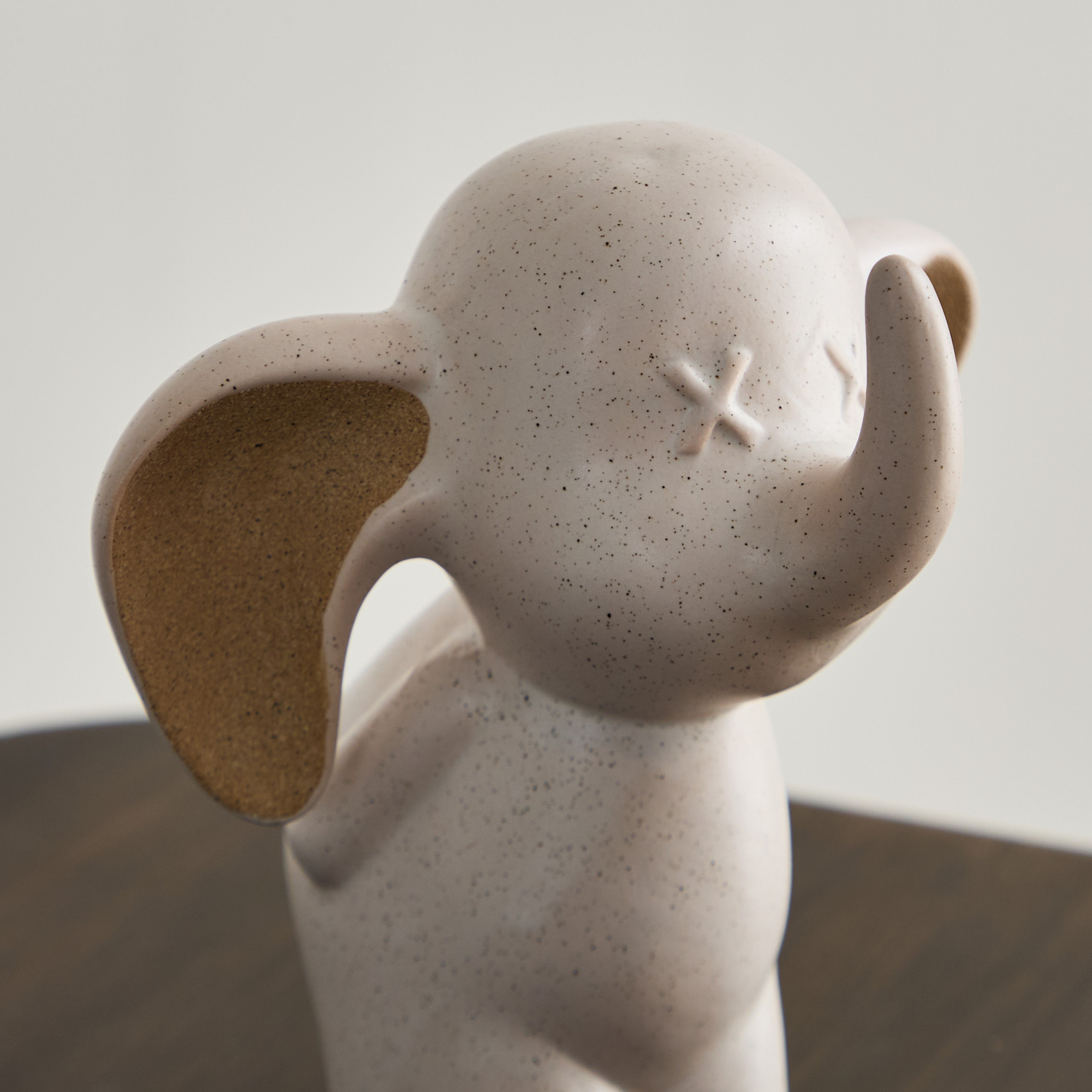 فيل ديكور لطيف سيراميك مزدوج الملمس من بليث - 15.1x11.2x16.2 سم-hbxhomeware-homedecor-figurinesandornaments-image-3