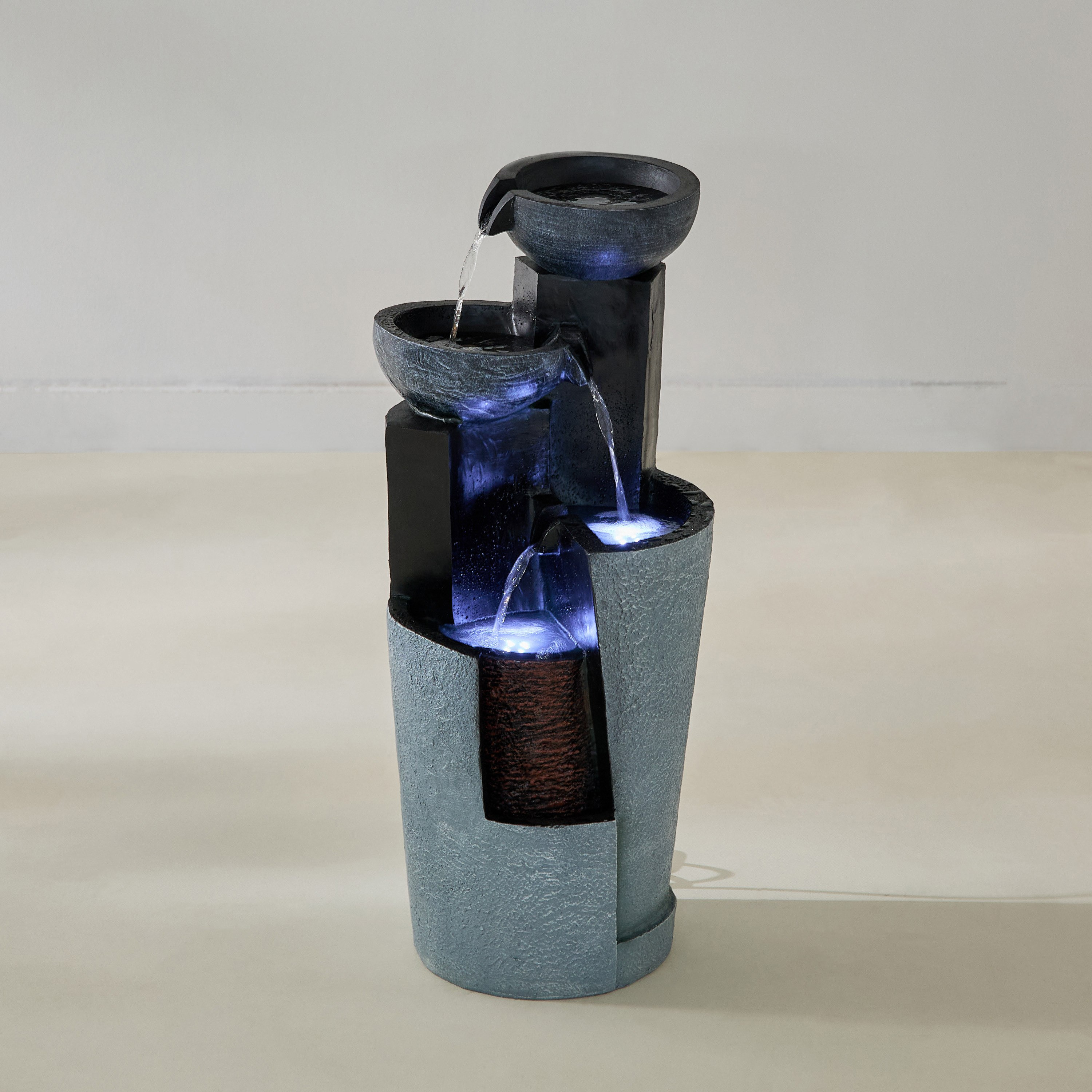 Adele Pot Outdoor Fountain with LED - 32.5x32x78.5 cm-hbxhomeware-gardenandoutdoor-outdoorfountain-image-2