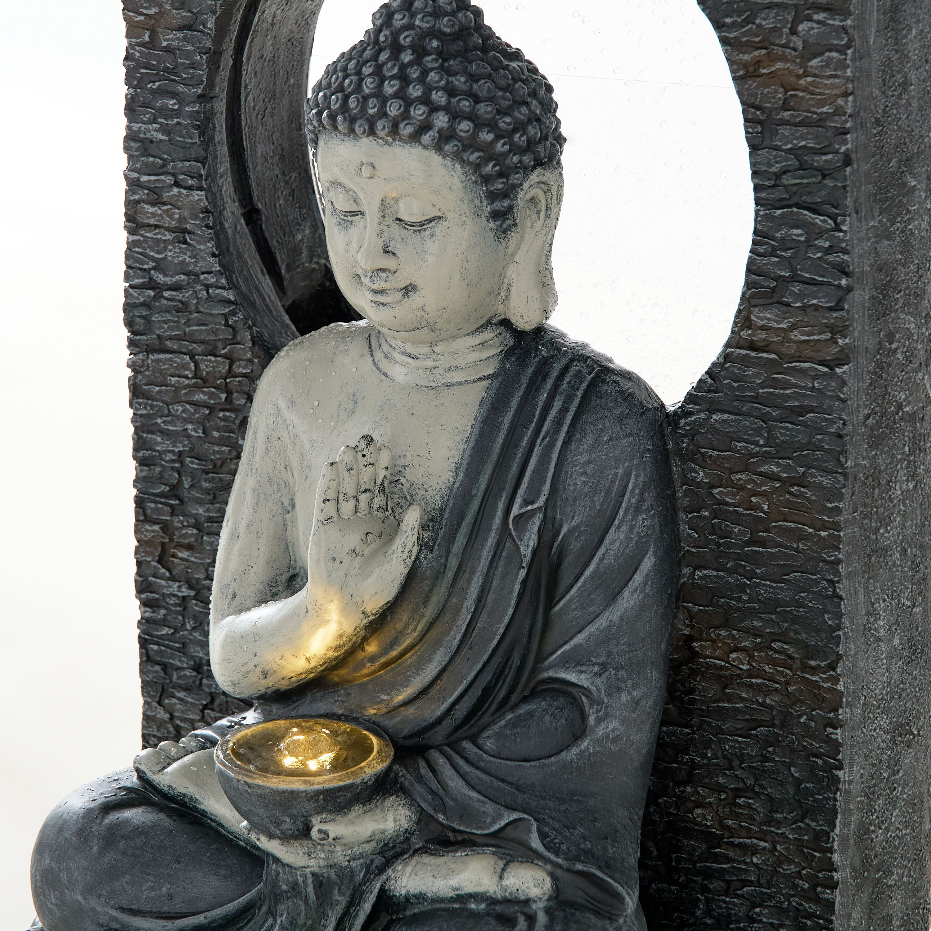 Divine Buddha Outdoor Fountain with LED - 48x40x96 cm-hbxhomeware-gardenandoutdoor-outdoorfountain-image-3