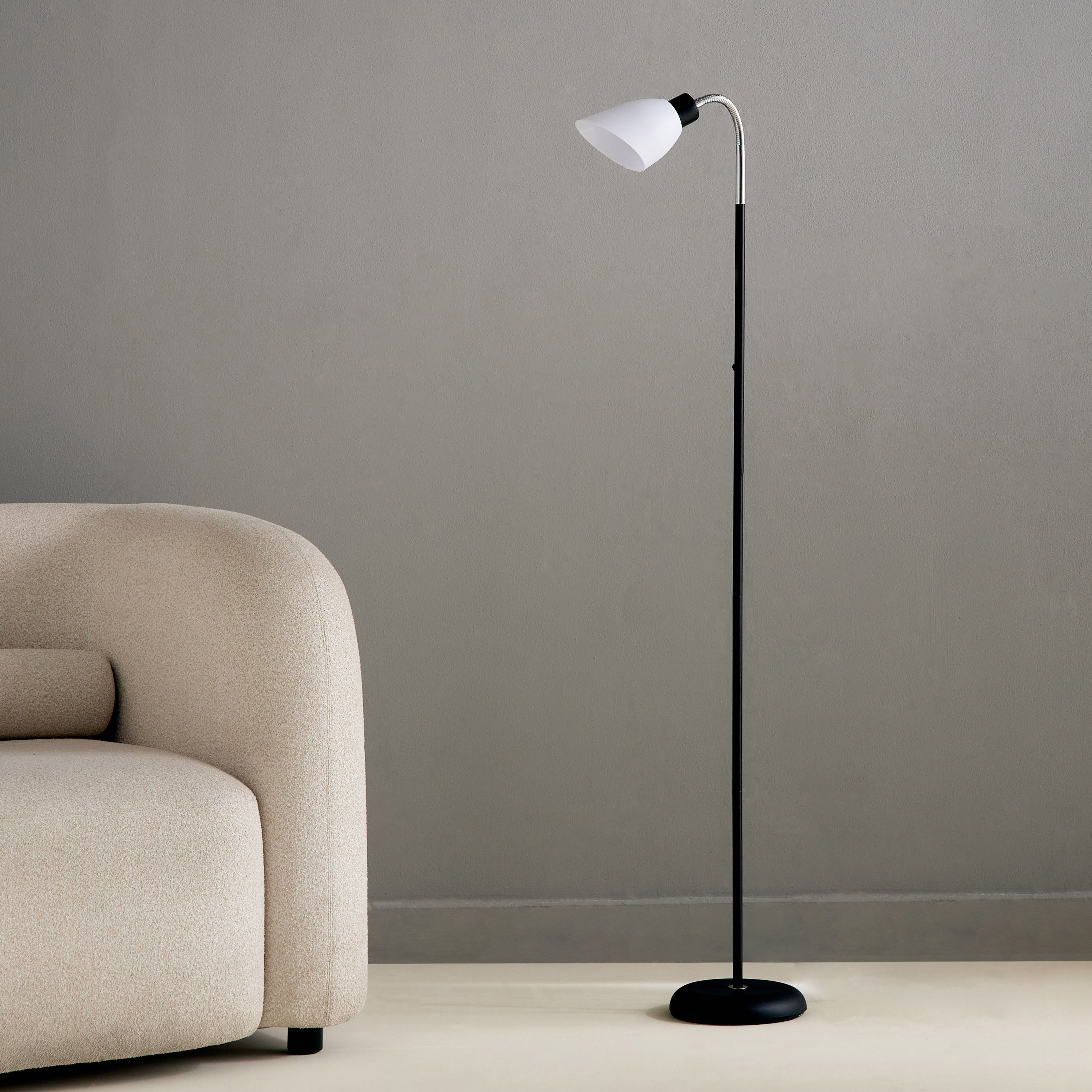 مصباح أرضية إي27 معدن بغطاء من كيث - 22x145 سم-hbxhomeware-hbxlivingroom-image-1