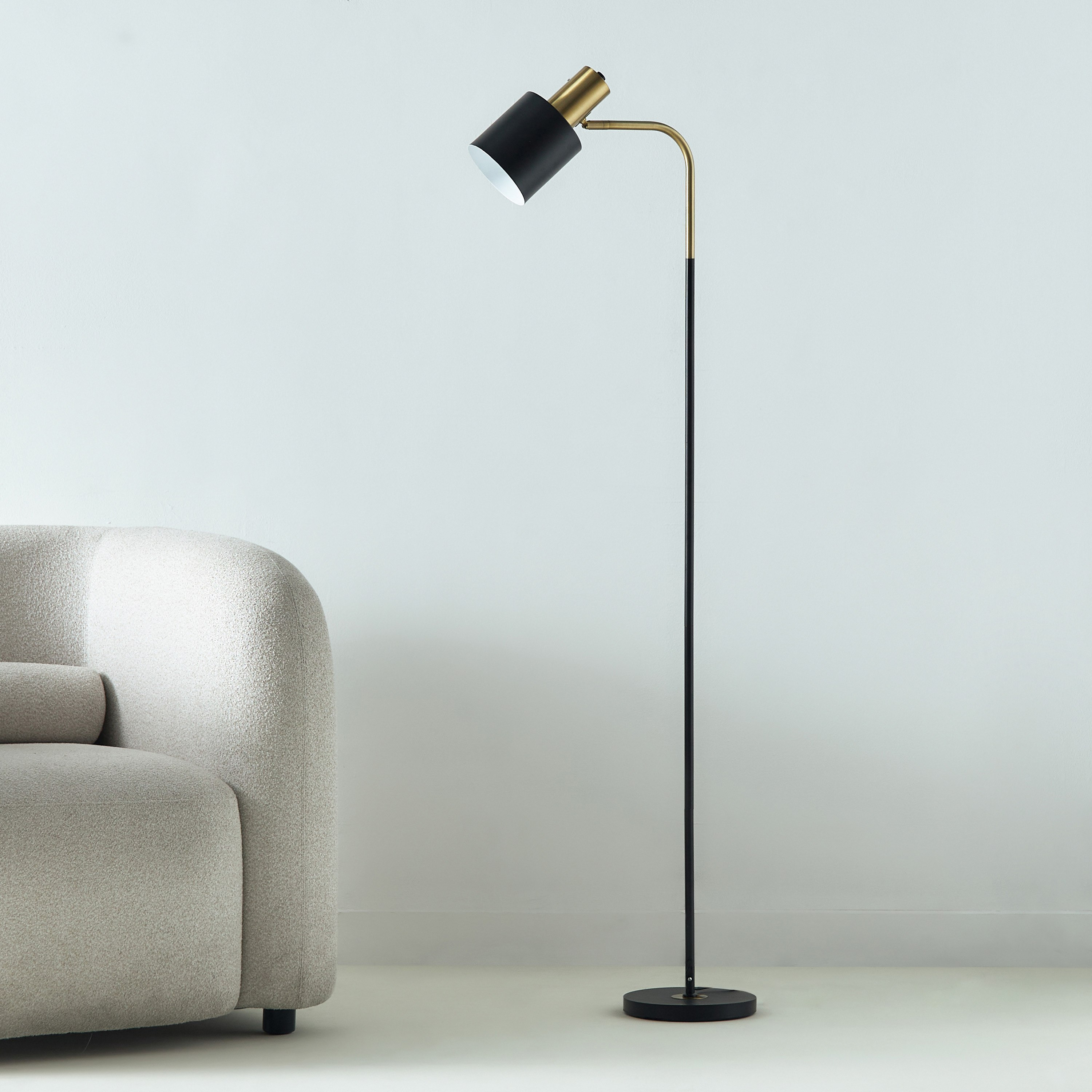Keith Metal E27 Floor Lamp - 22x142 cm-hbxhomeware-hbxlivingroom-image-1