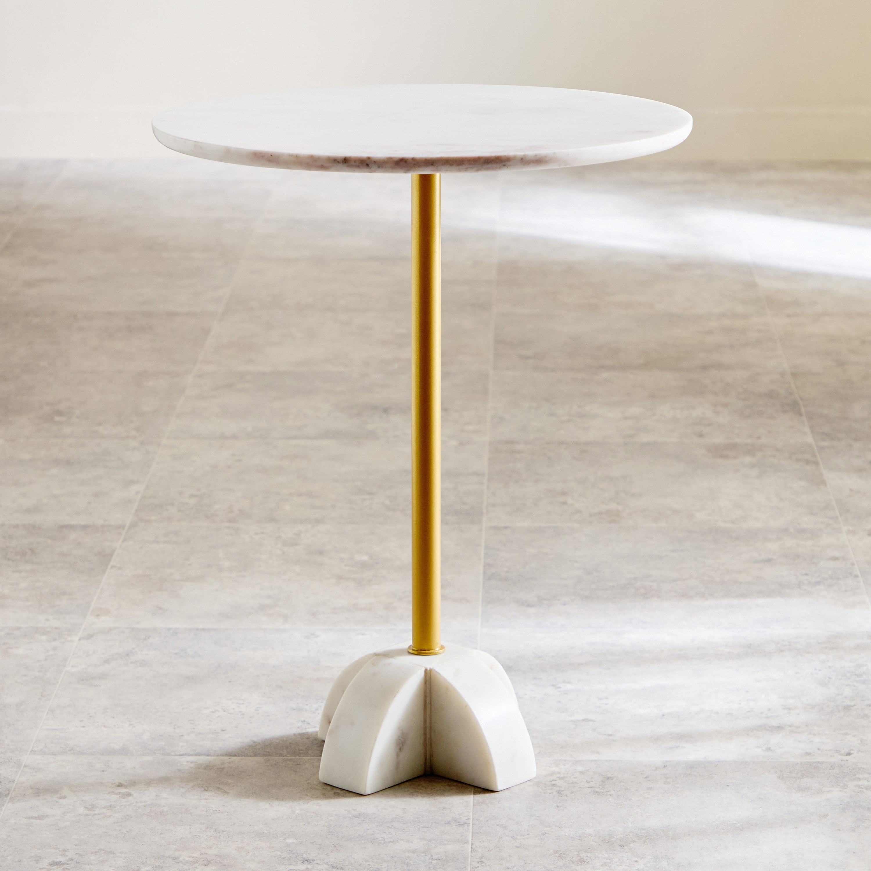 طاولة بسطح من الرخام الأصلي - روزيتا من فيندرا-hbxfurniture-livingroom-endtables-image-6
