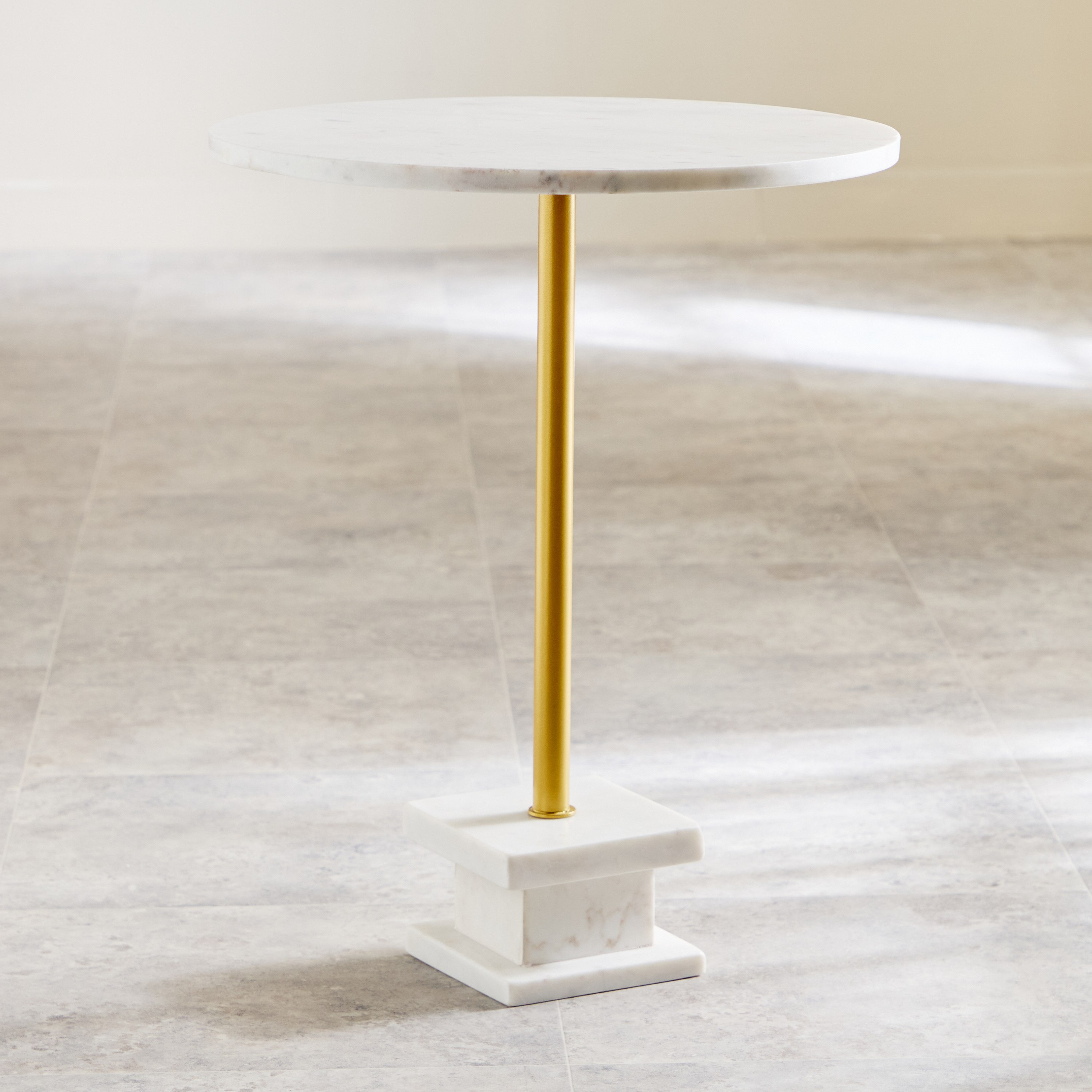 Vendra Chevet Genuine Marble Accent Table-hbxfurniture-livingroom-endtables-image-6