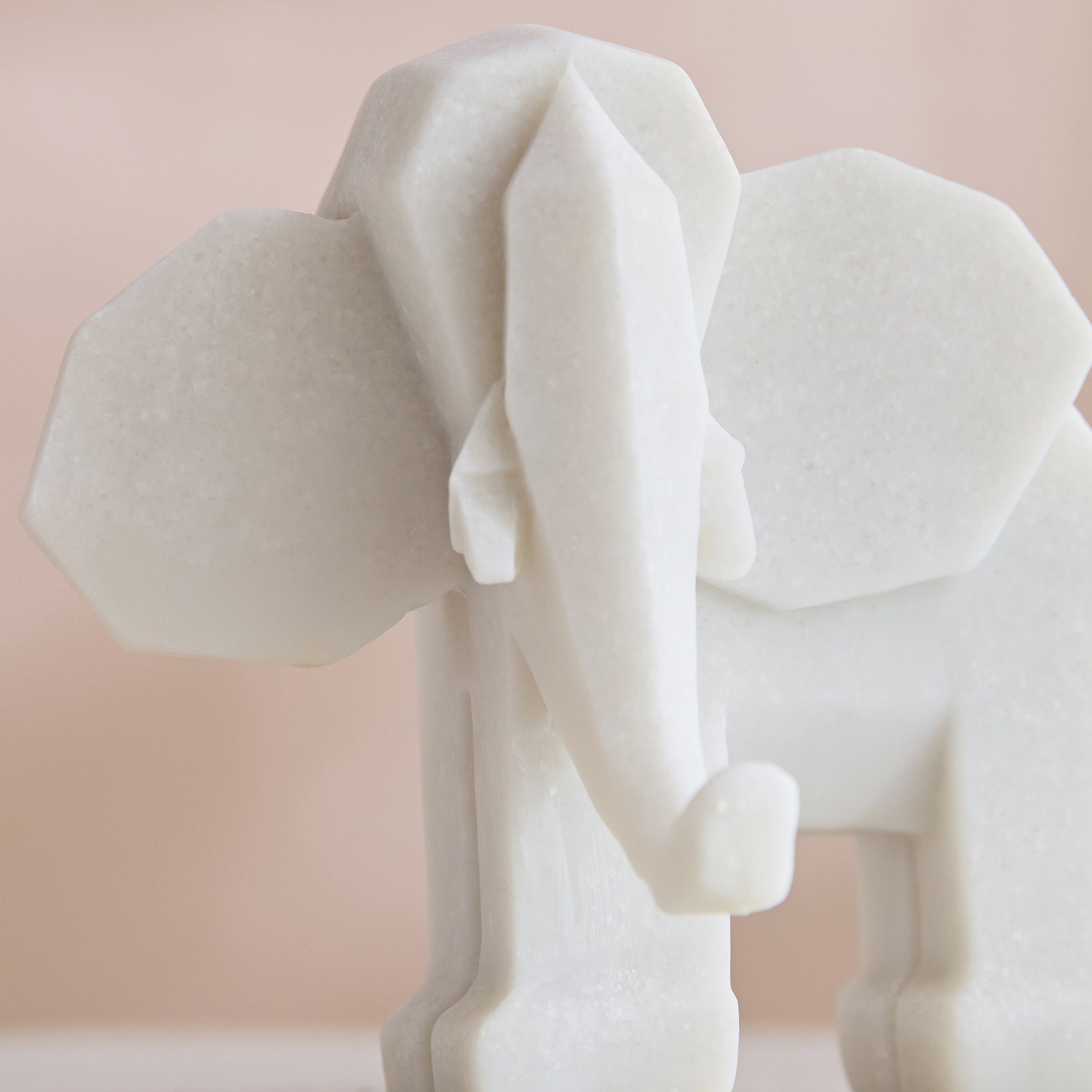 Verdant Polyresin Elephant Accent in Sand Finish - 13.5x7.5x11.5 cm-hbxhomeware-homedecor-figurinesandornaments-image-3