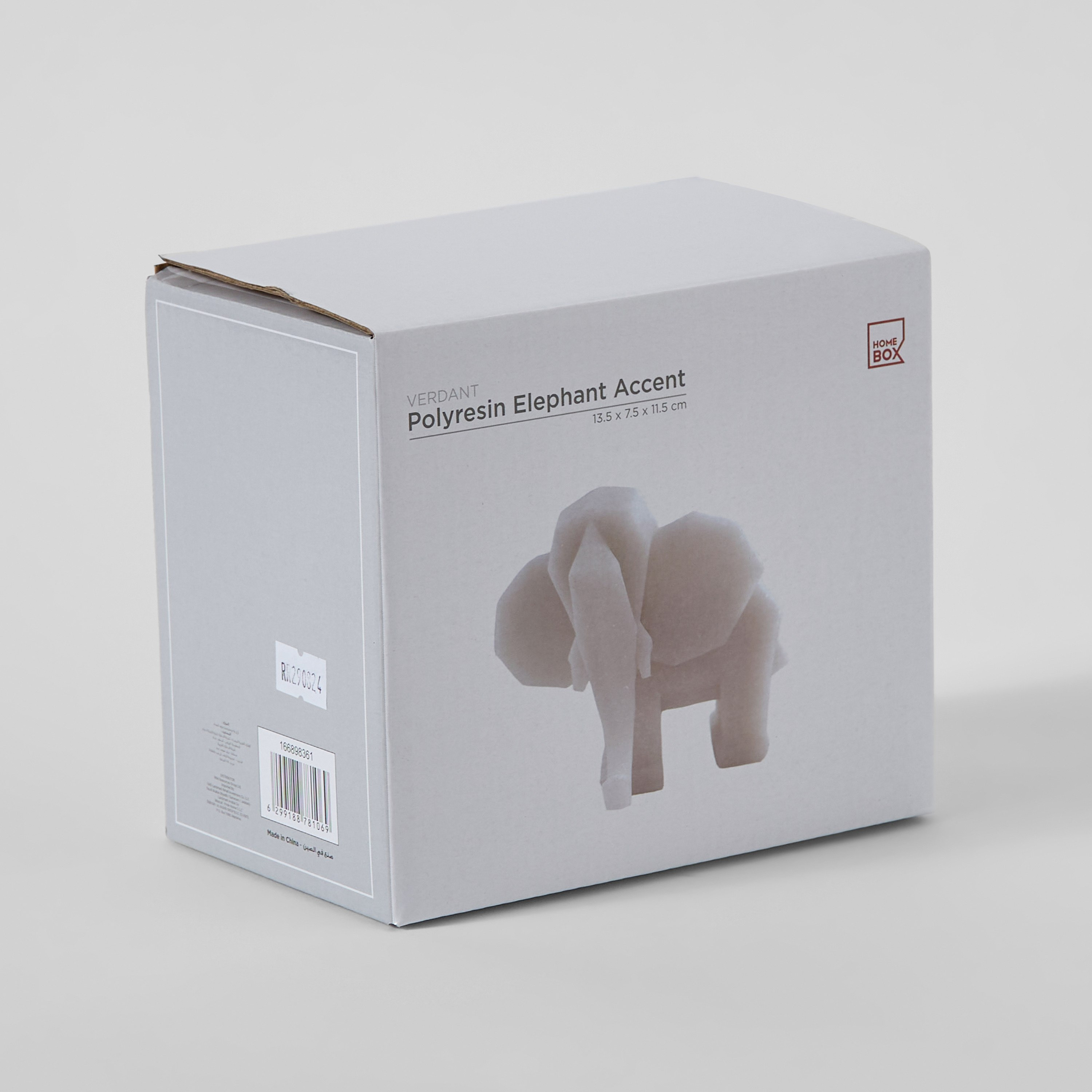Verdant Polyresin Elephant Accent in Sand Finish - 13.5x7.5x11.5 cm-hbxhomeware-homedecor-figurinesandornaments-image-5