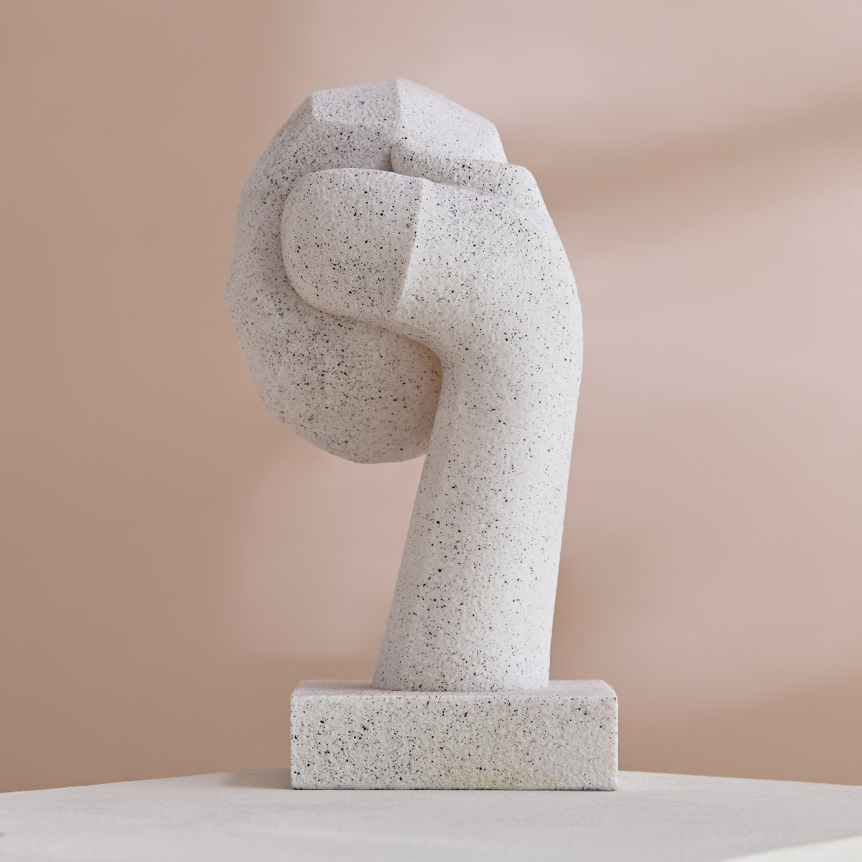 Verdant Polyresin Face Accent in Sand Finish Resin Mask - 14.3x10.7x26 cm-hbxhomeware-homedecor-figurinesandornaments-image-1