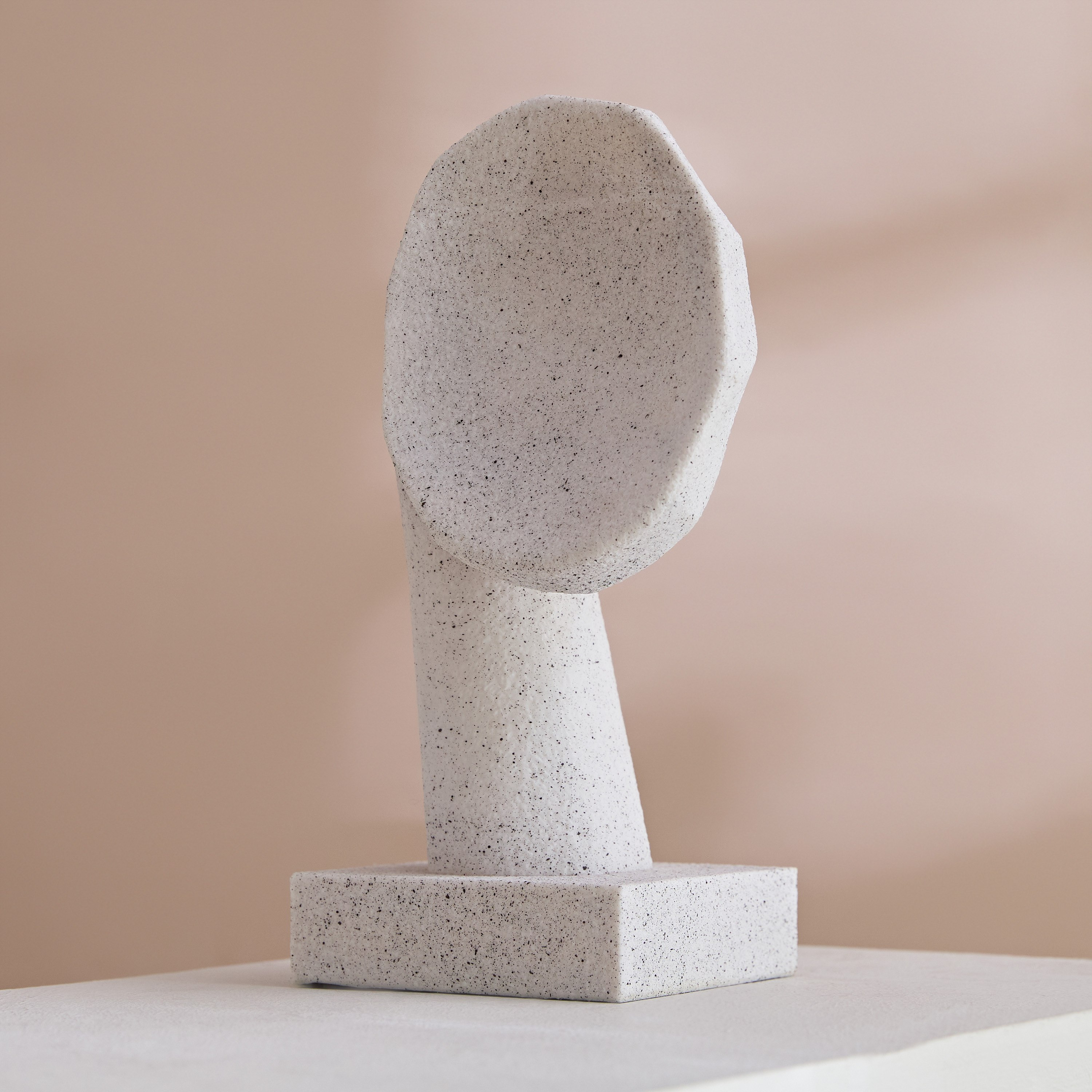 Verdant Polyresin Face Accent in Sand Finish Resin Mask - 14.3x10.7x26 cm-hbxhomeware-homedecor-figurinesandornaments-image-2