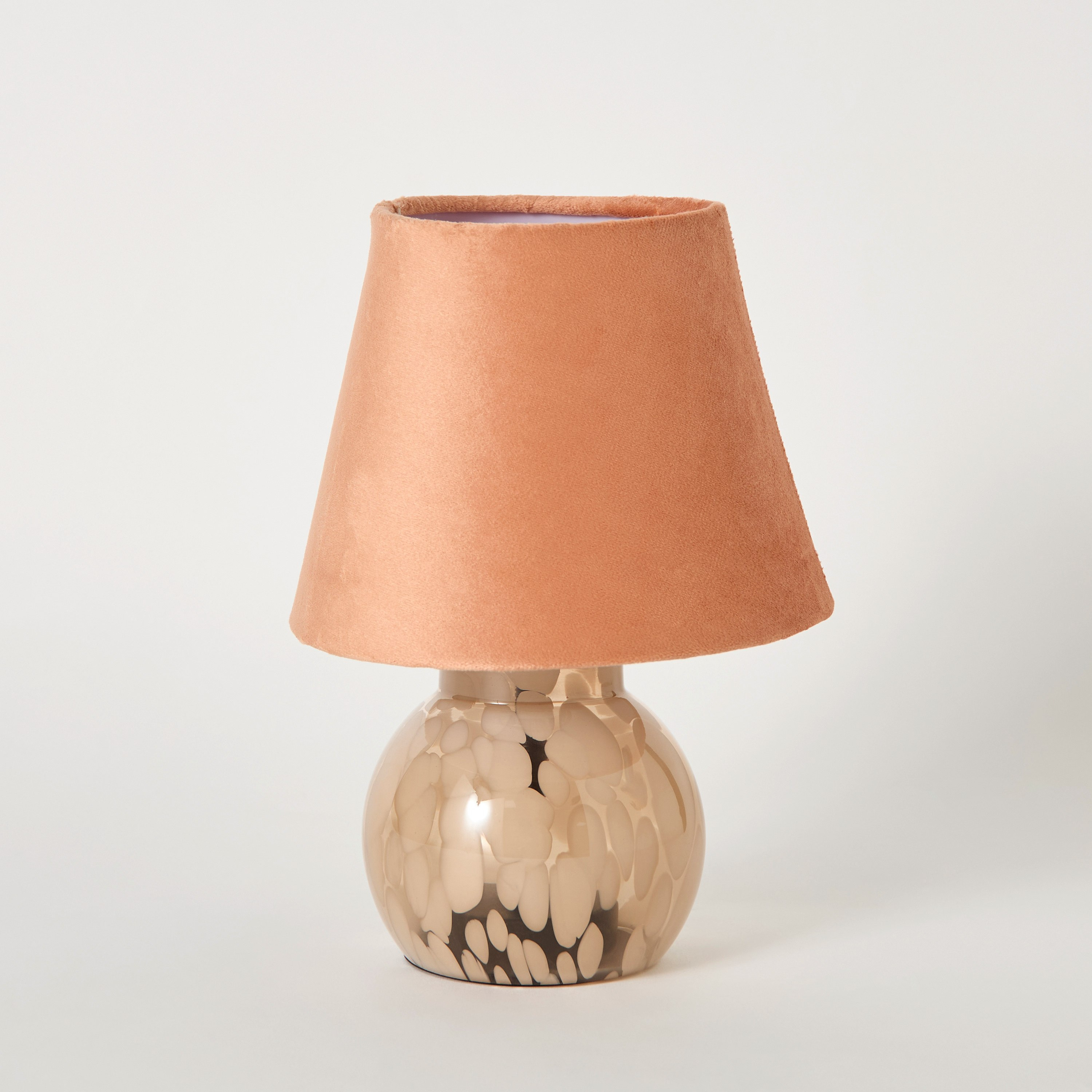 Auden LED Bulb Lamp with Speckle Glass Base - 17.2x17.2x24 cm-hbxbedroom-lighting-tablelamps-image-6