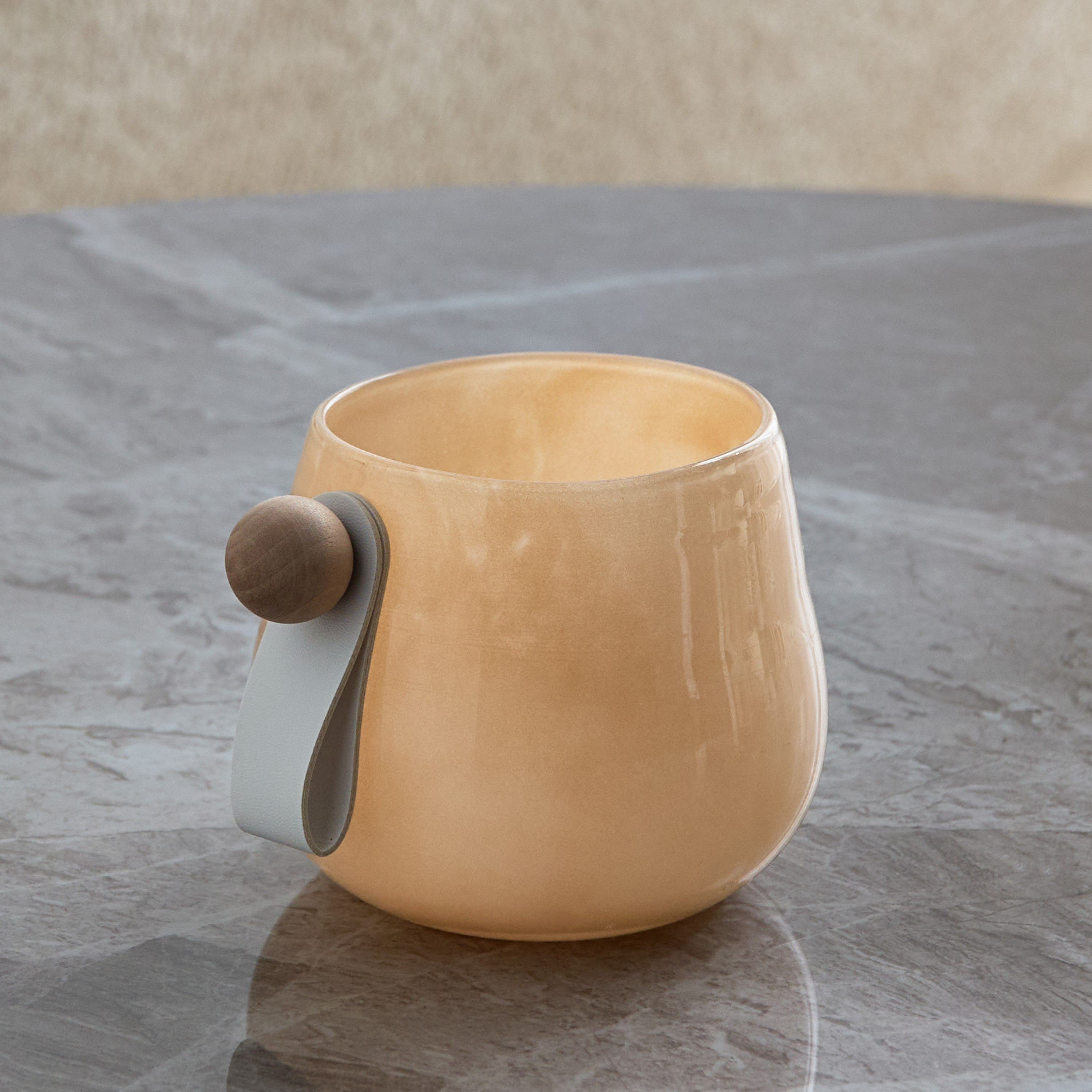 Auden Glass Vase with Leather Handle - 14.1x11.1x8.9 cm-PROMO_HB_AE_B1G1_250925-image-2