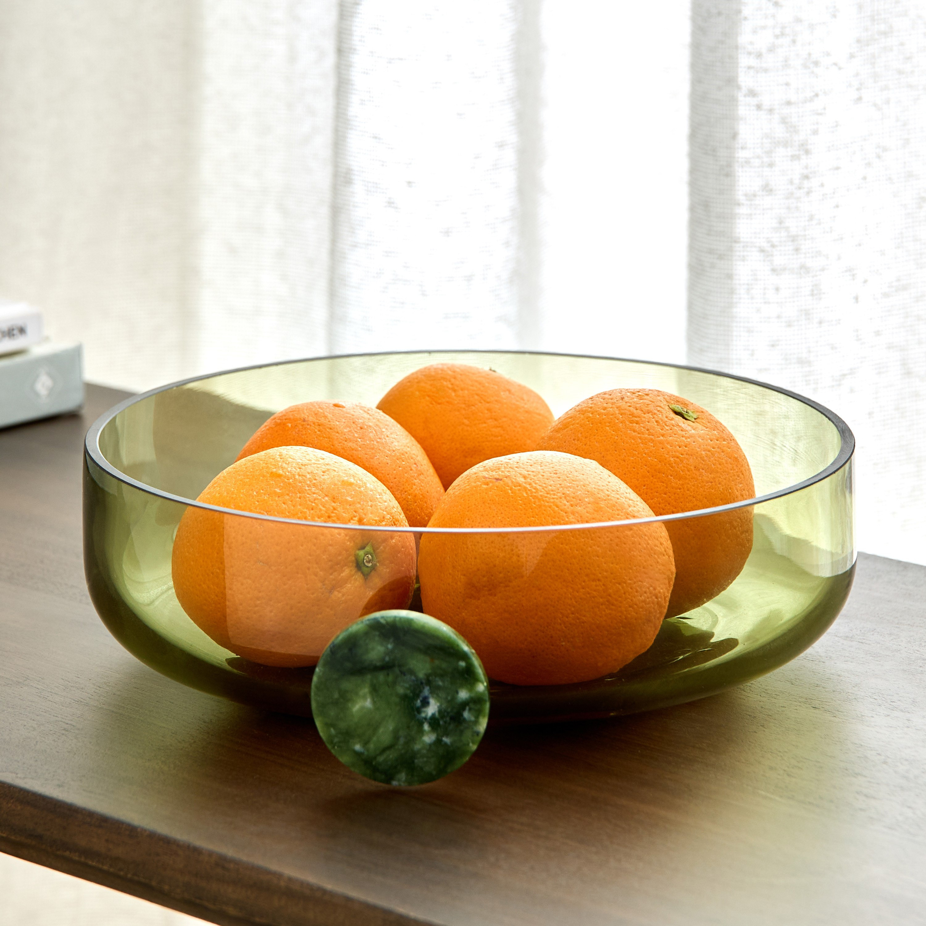 وعاء ديكور زجاج بمقبض من أودن- 26x23x7 سم-hbxdecorandfurnishings-homeaccessories-bowls-image-4