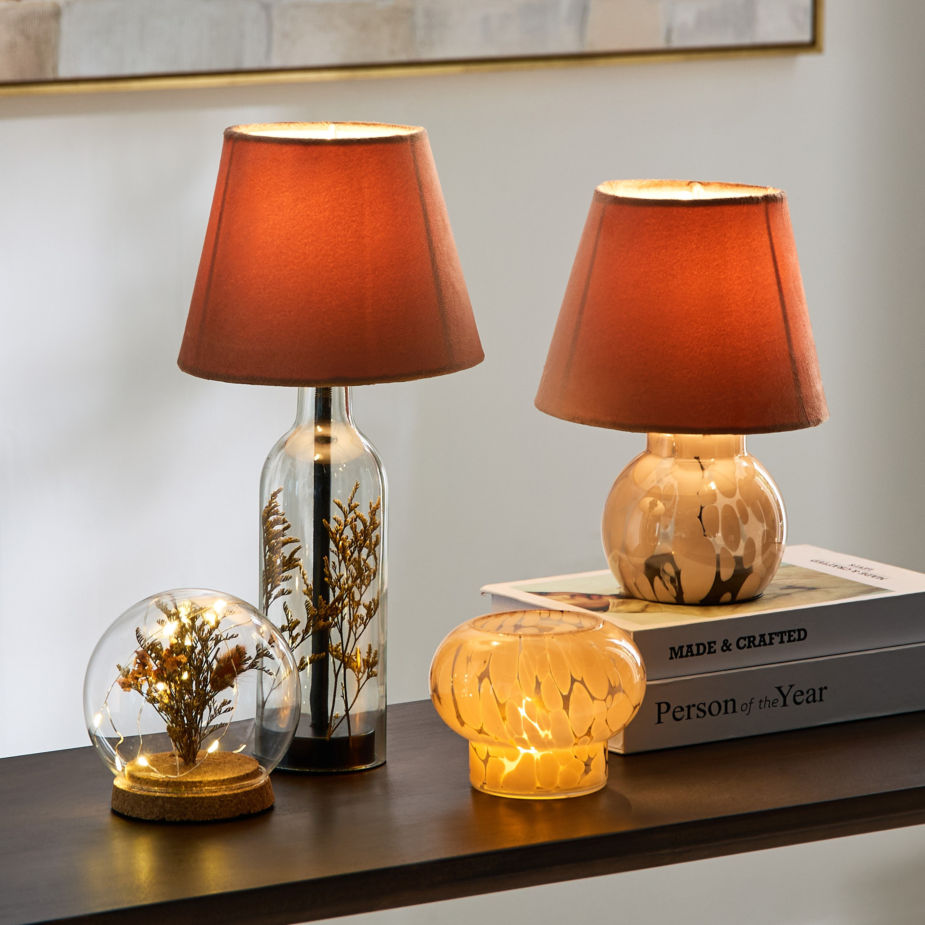 Auden Speckle Glass Candleholder - 12x12x9 cm-hbxlivingroom-decorandaccessories-candleholders-image-4