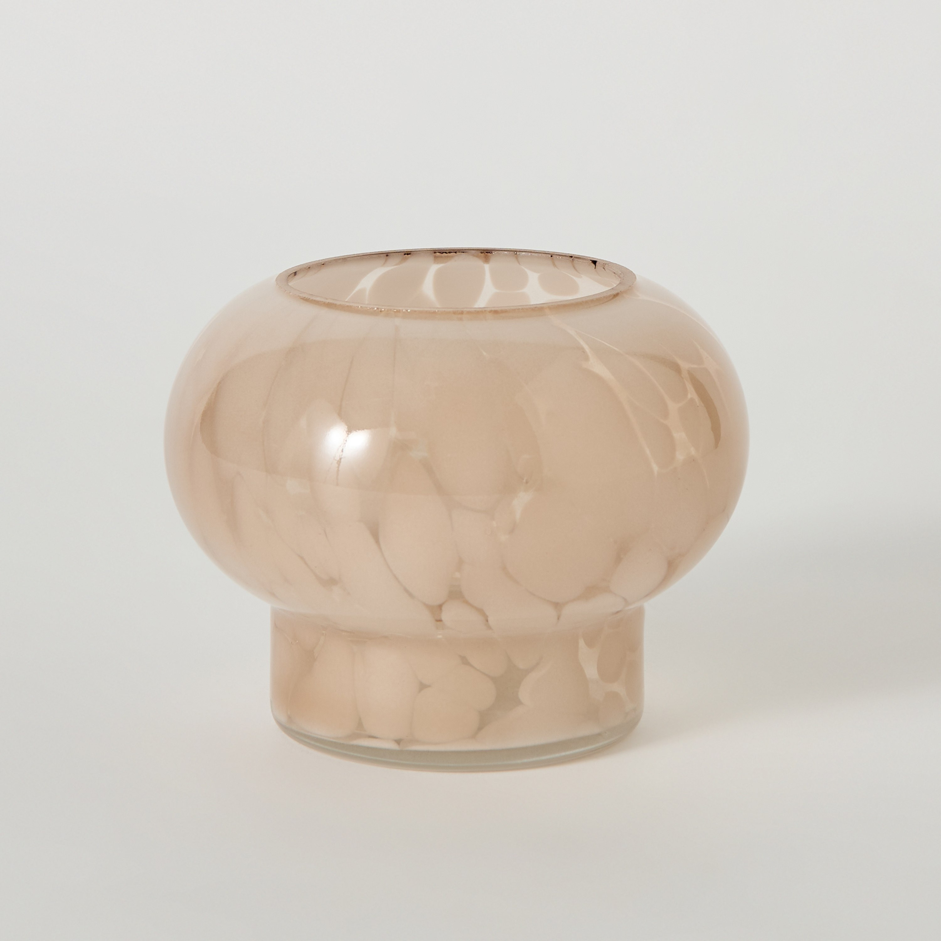 Auden Speckle Glass Candleholder - 12x12x9 cm-hbxlivingroom-decorandaccessories-candleholders-image-5