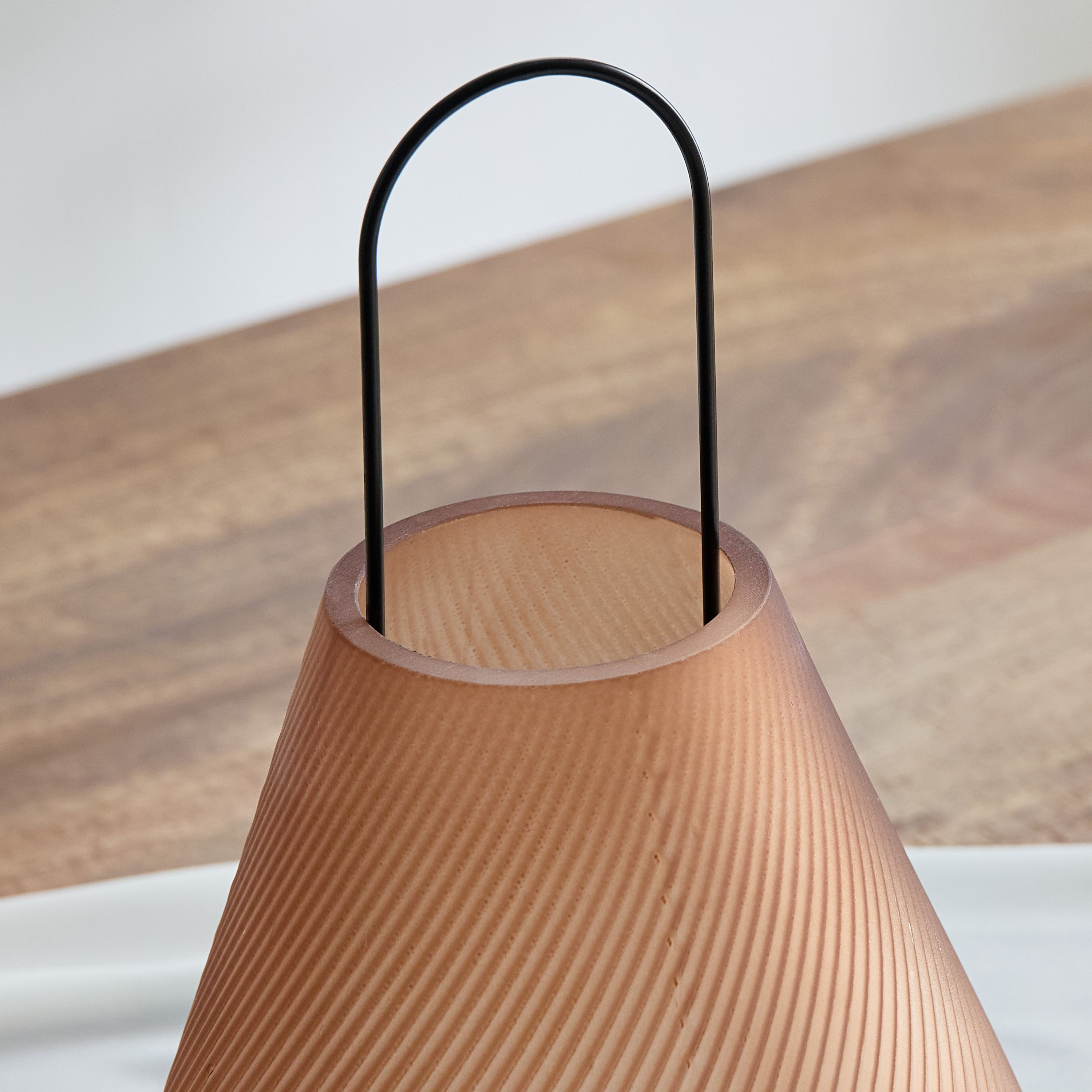 Auden Curved Glass Ribbed Lantern with Metal Handle - 18x18x30 cm-PROMO_HB_AE_B1G1_250925-image-4