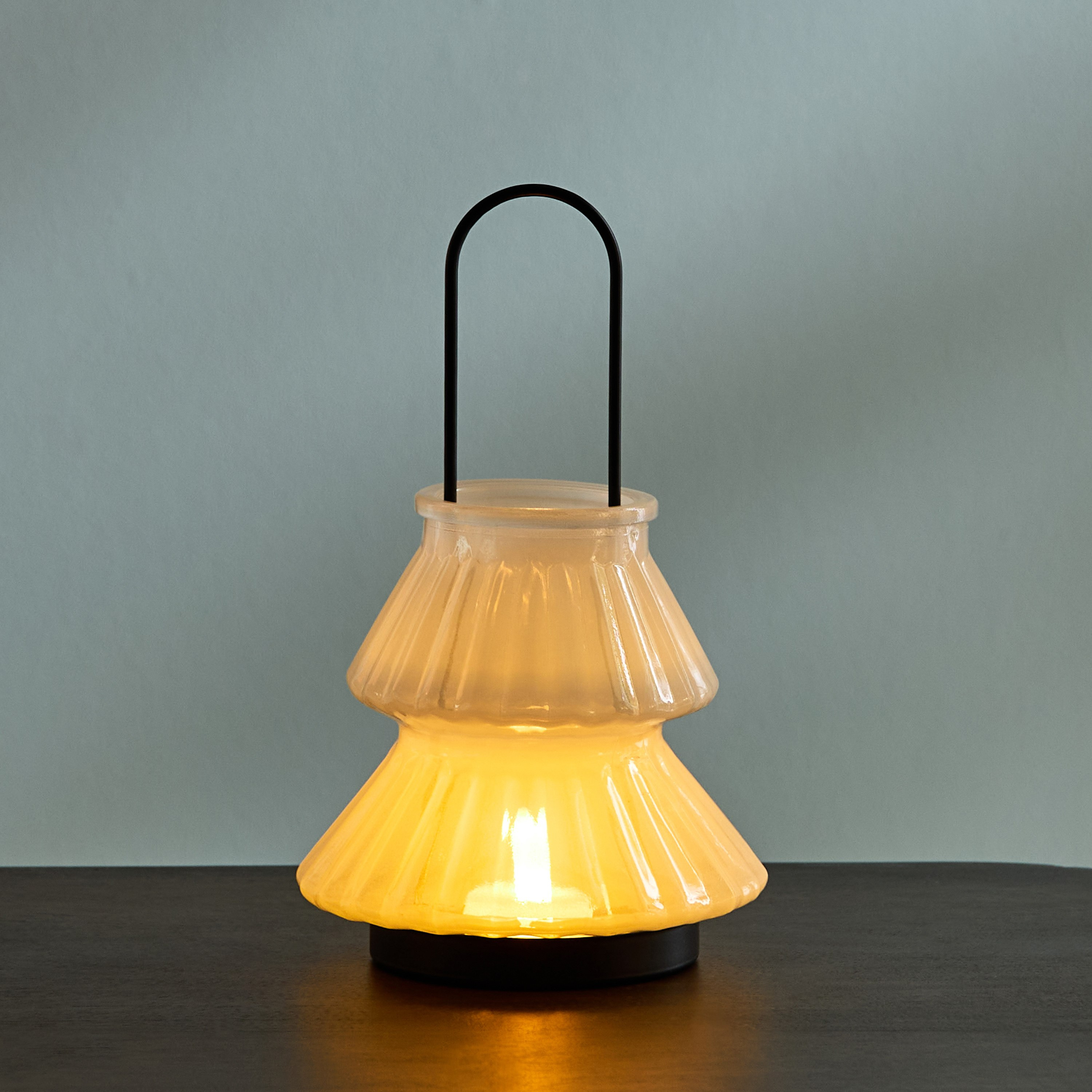 Auden Glass Lantern with Metal Handle - 15.5x15.5x26 cm-PROMO_HB_AE_B1G1_250925-image-1