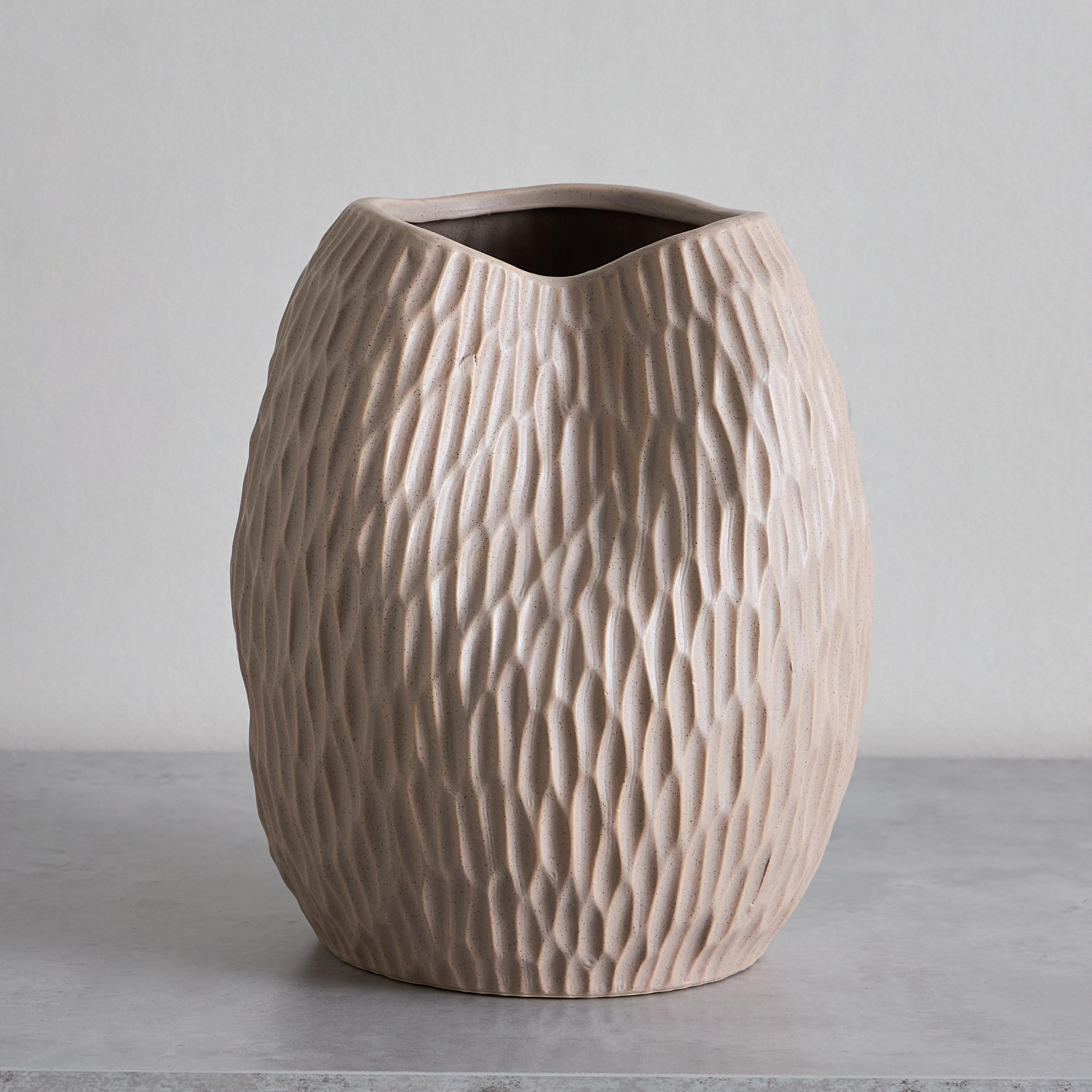 Tilden Organic Mold Ceramic Vase - 20.5x20.5x24.5 cm-hbxhomeware-hbxdecorandfurnishings-image-2