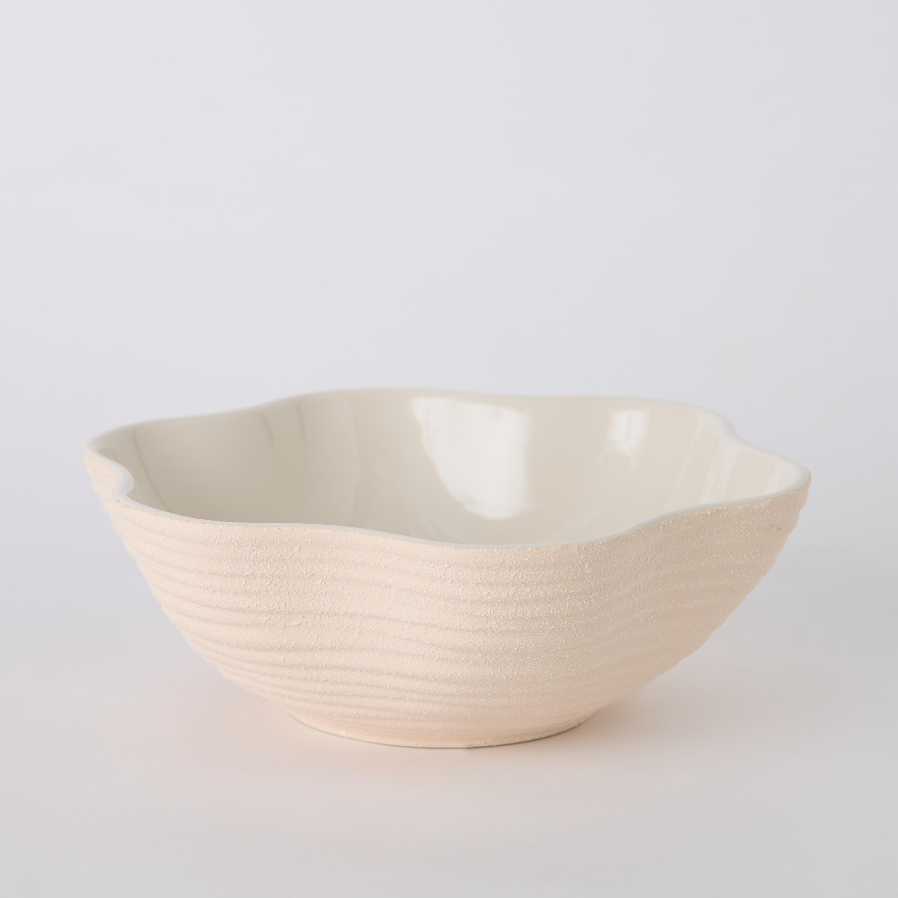 Tilden Natural Design Ceramic Deco Bowl - 25.5x25.5x8.5 cm-PROMO_HB_AE_B1G1_250925-image-5