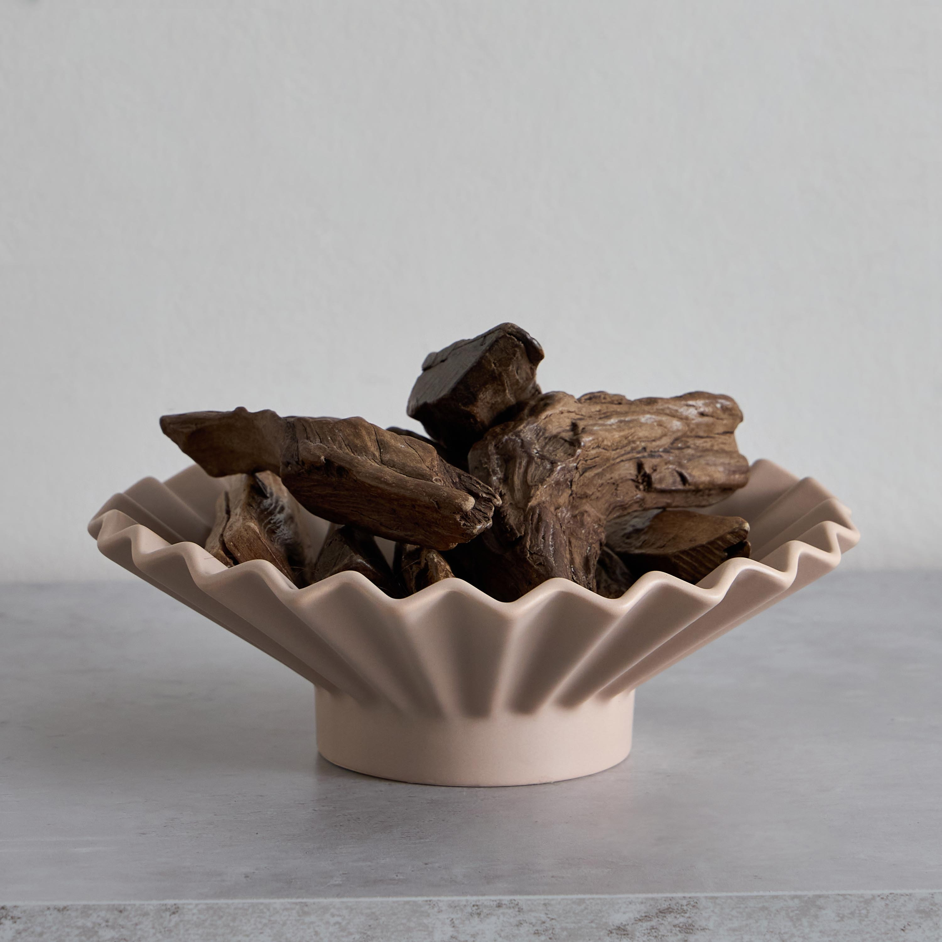 Tilden Bouquet Design Ceramic Deco Bowl - 24.5x24.5x8.5 cm-hbxdecorandfurnishings-homeaccessories-bowls-image-1
