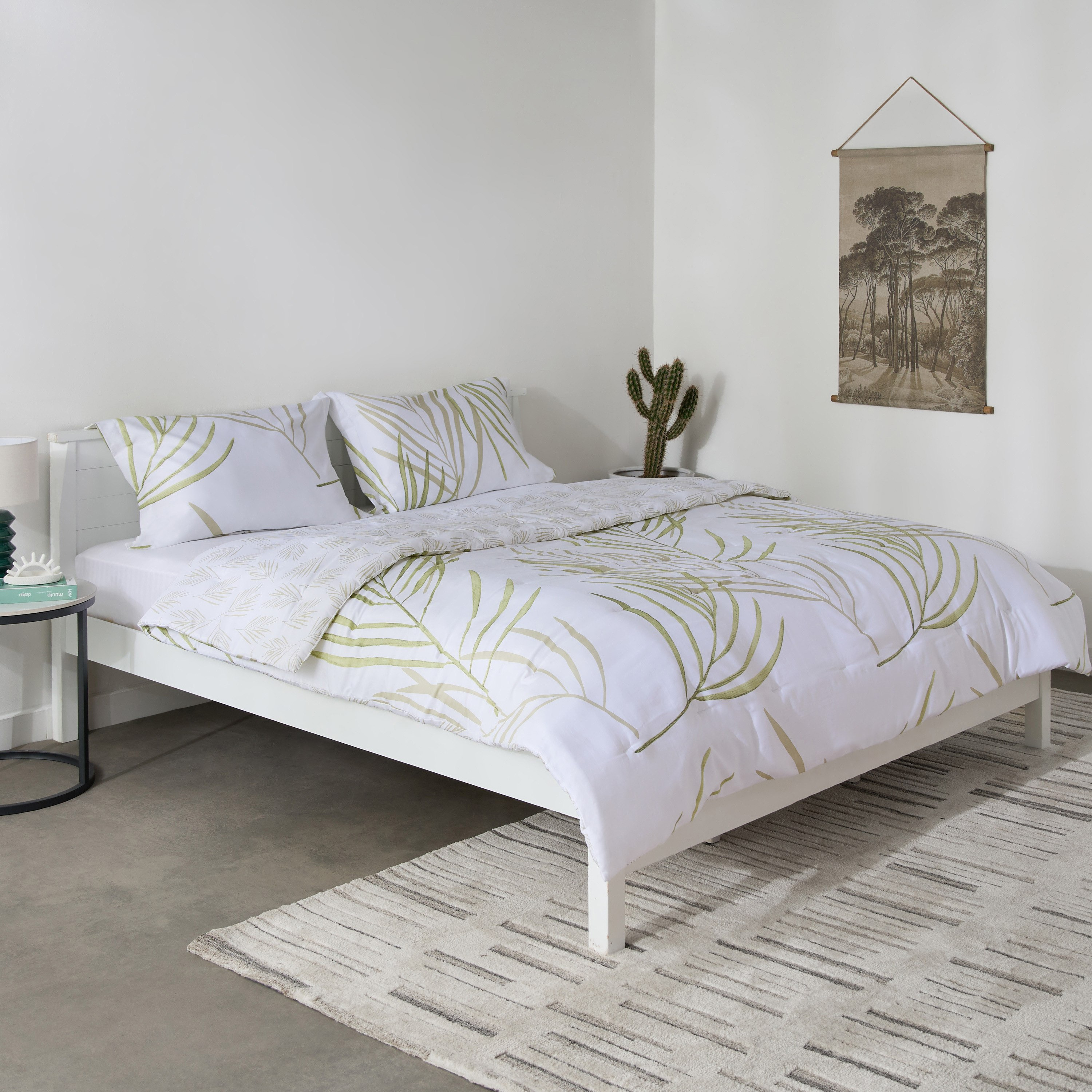 Lavish Botan Printed Cotton 3-Piece Twin Comforter Set - 160x220 cm-hbxhomeware-hbxbedroom-image-2