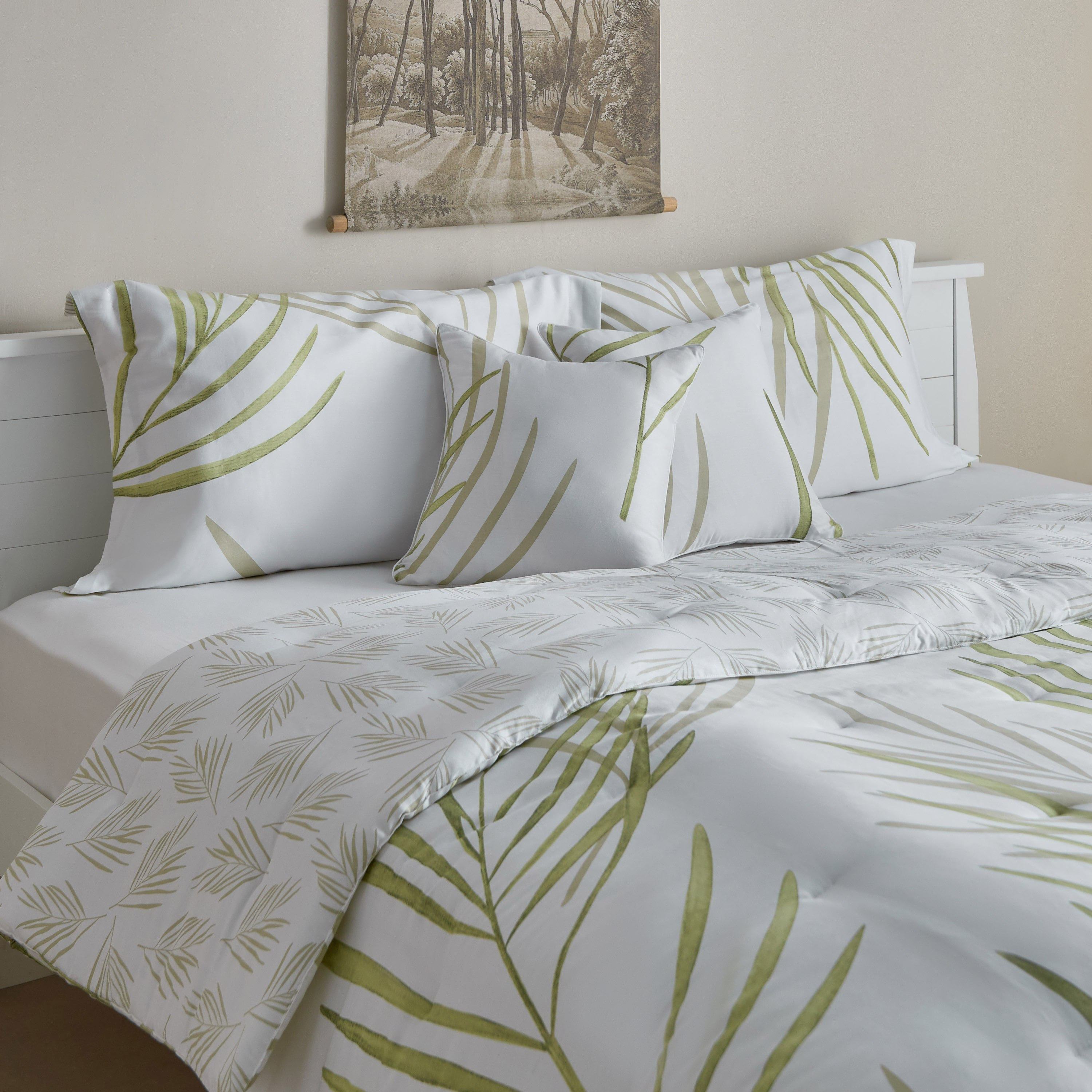طقم لحاف كينج قطن 5 قطع بطبعات بوتان من لافيش - 220x240 سم-hbxhomeware-hbxbedroom-image-1