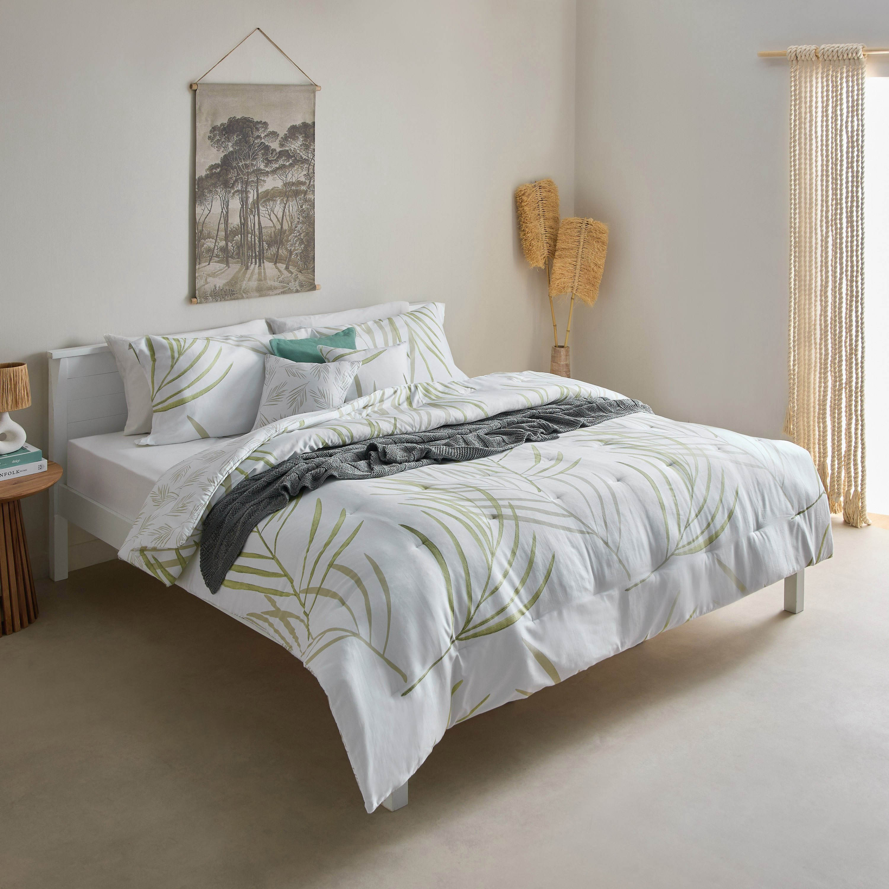 طقم لحاف كينج قطن 5 قطع بطبعات بوتان من لافيش - 220x240 سم-hbxhomeware-hbxbedroom-image-11