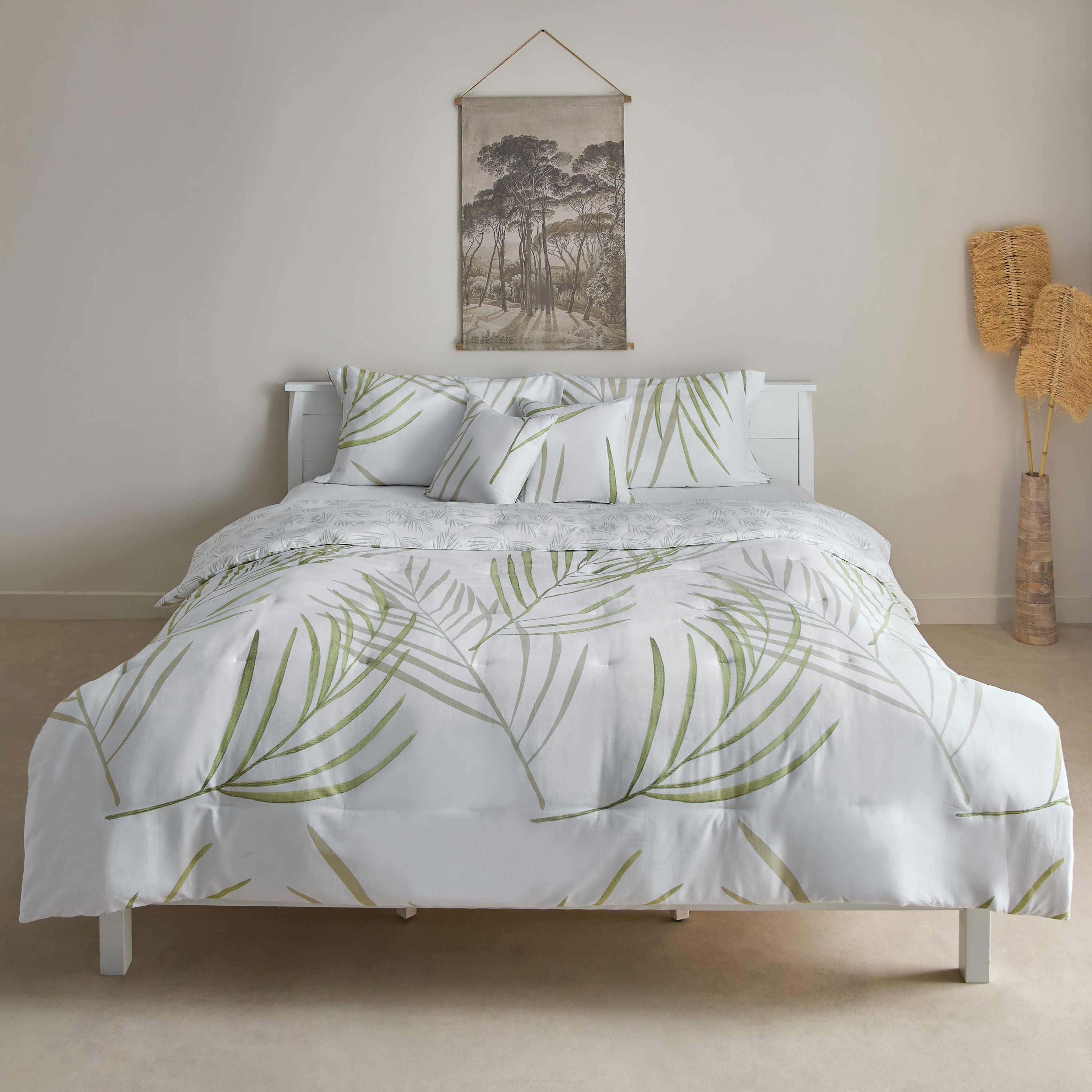 طقم لحاف كينج قطن 5 قطع بطبعات بوتان من لافيش - 220x240 سم-hbxhomeware-hbxbedroom-image-3