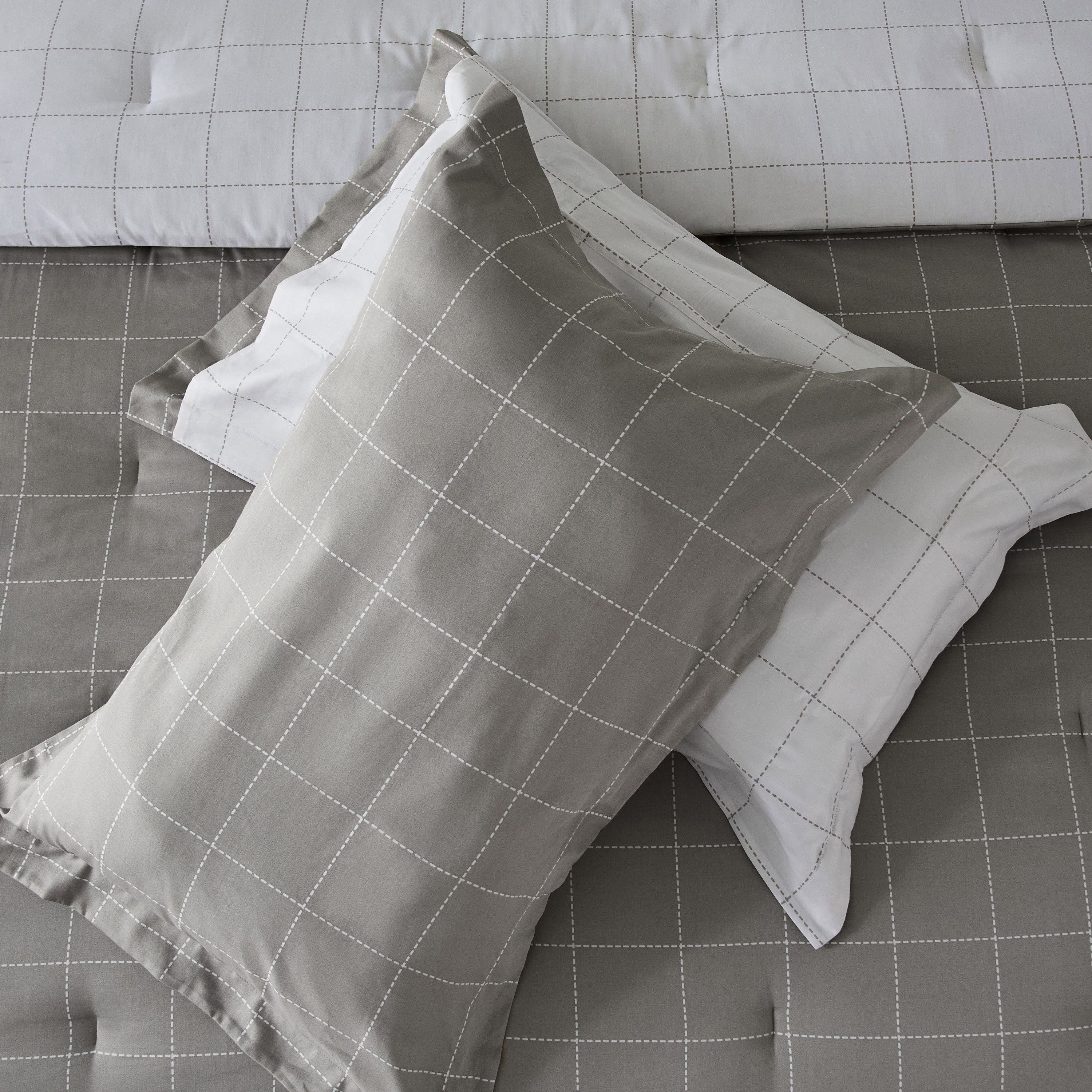 Lavish Blokify 5-Piece Printed Cotton King Comforter Set - 220X240 cm-hbxhomeware-hbxbedroom-image-6