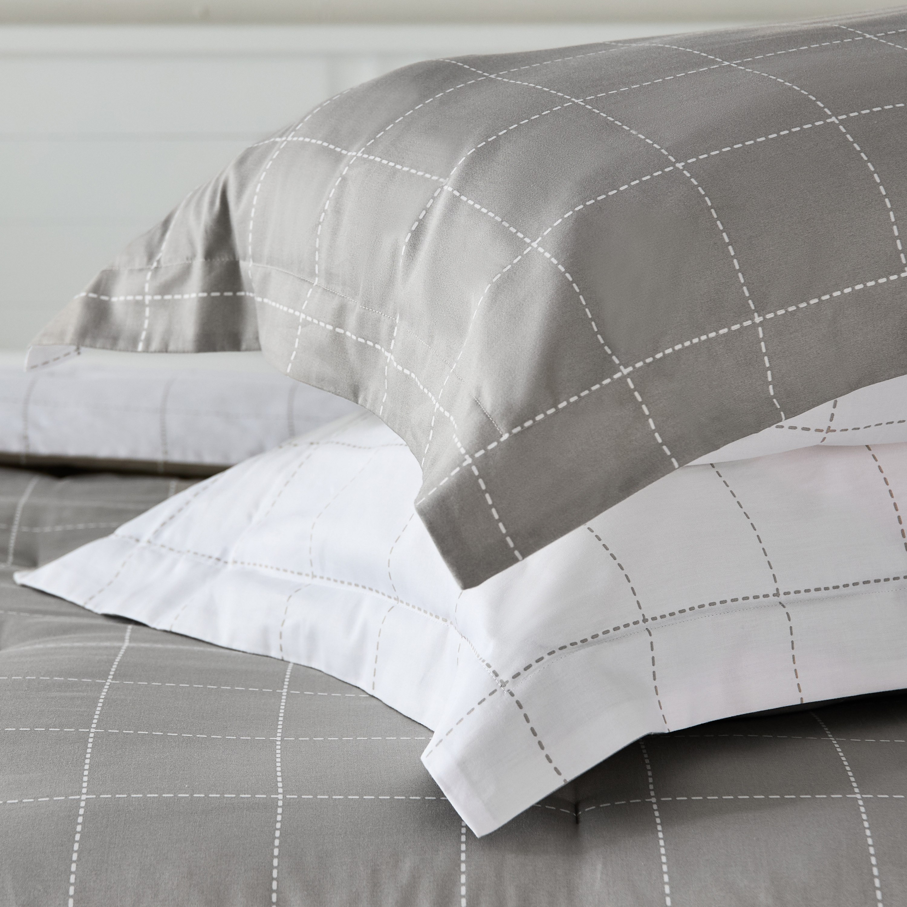 Lavish Blokify 5-Piece Printed Cotton King Comforter Set - 220X240 cm-hbxhomeware-hbxbedroom-image-7