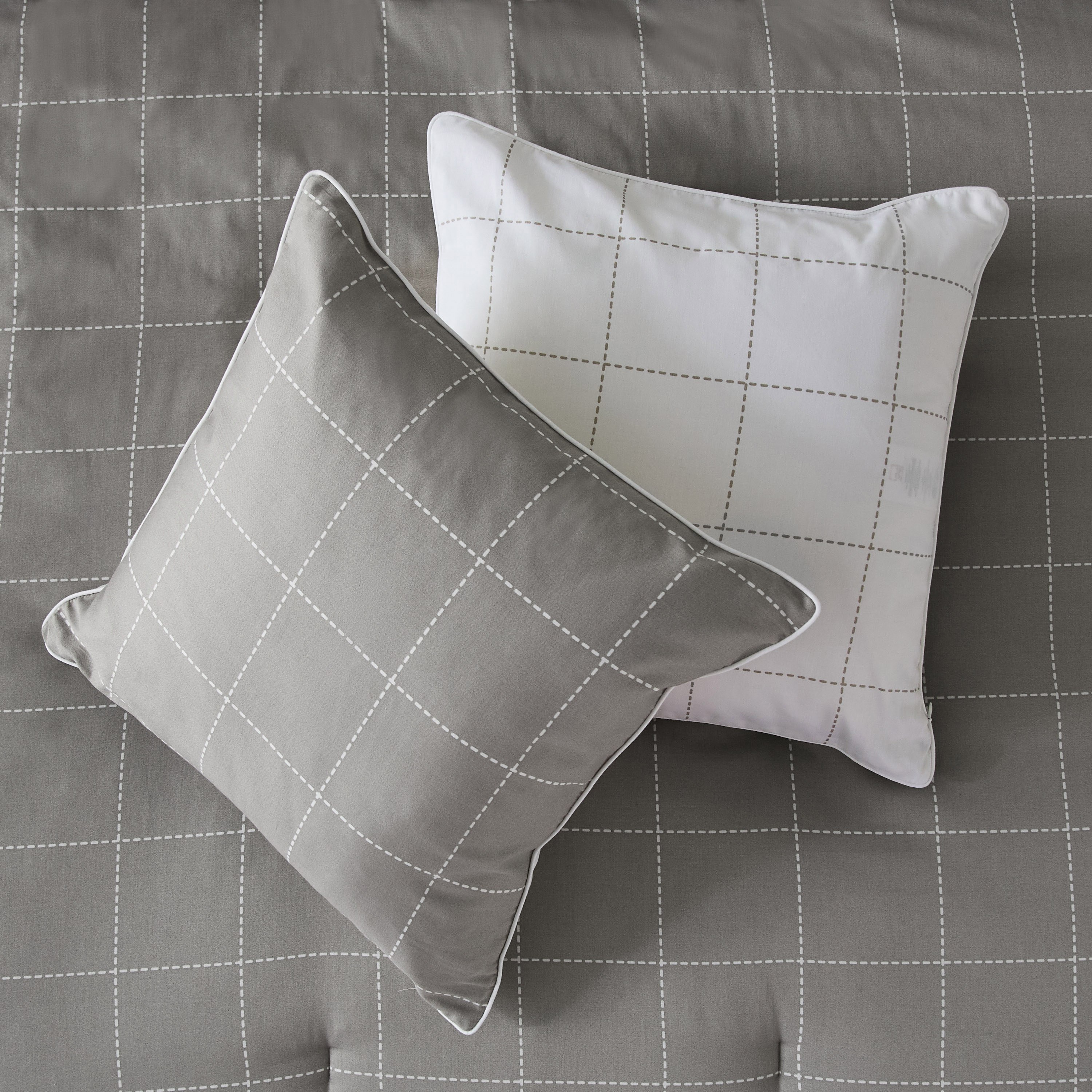Lavish Blokify 5-Piece Printed Cotton King Comforter Set - 220X240 cm-hbxhomeware-hbxbedroom-image-8