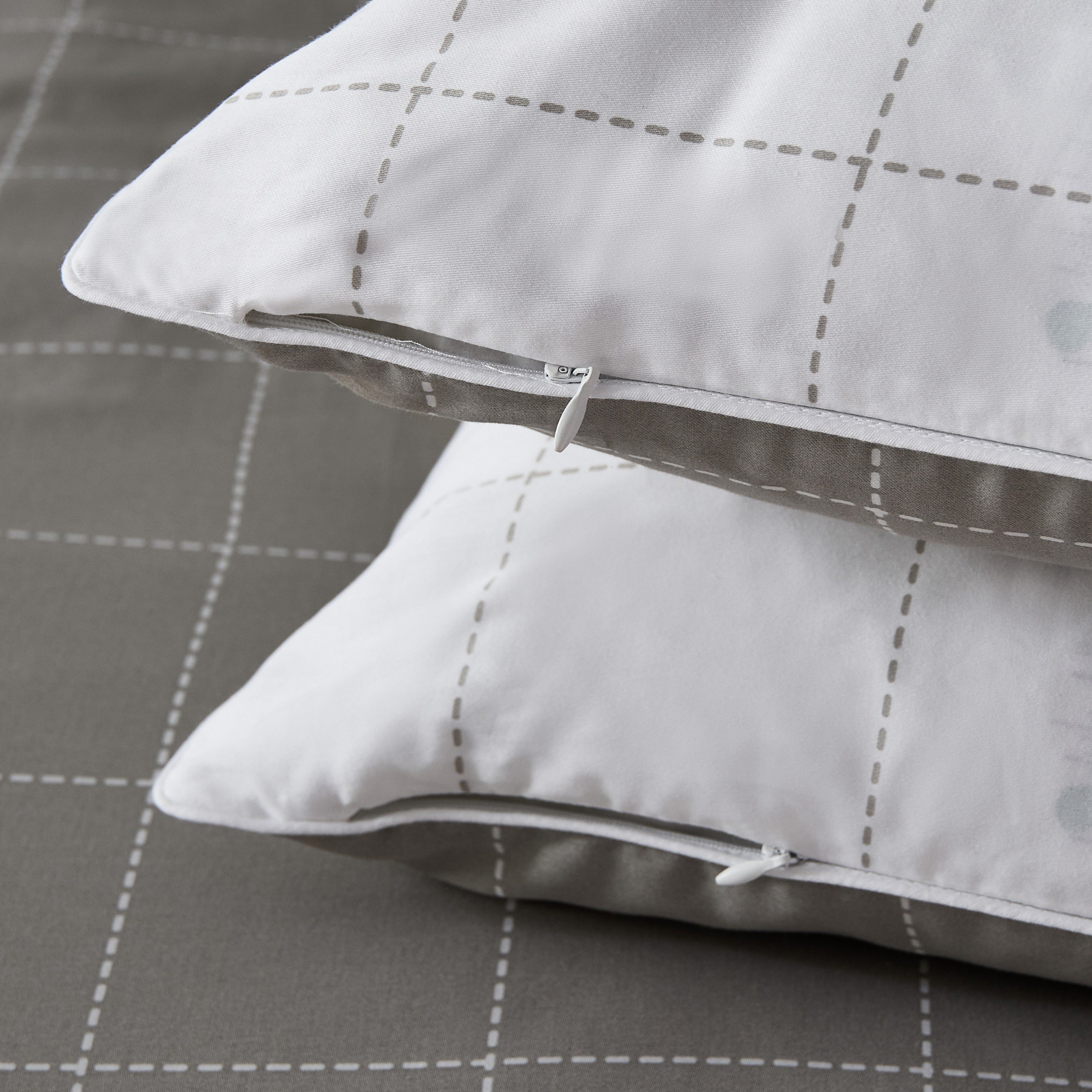Lavish Blokify 5-Piece Printed Cotton King Comforter Set - 220X240 cm-hbxhomeware-hbxbedroom-image-9