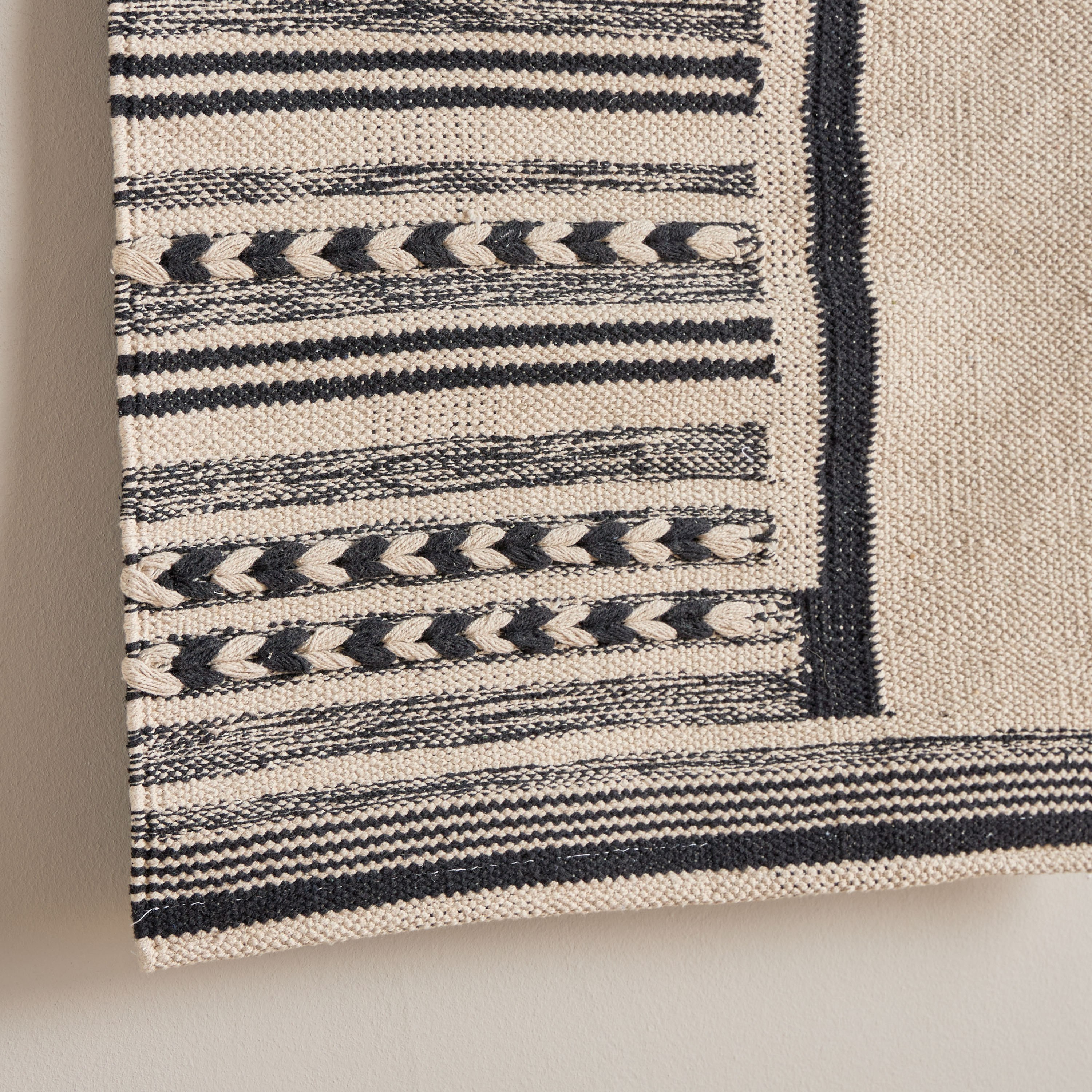 Noir Cotton Woven Wall Hanging - 50x80 cm-hbxdiningroom-walldecor-wallart-image-4