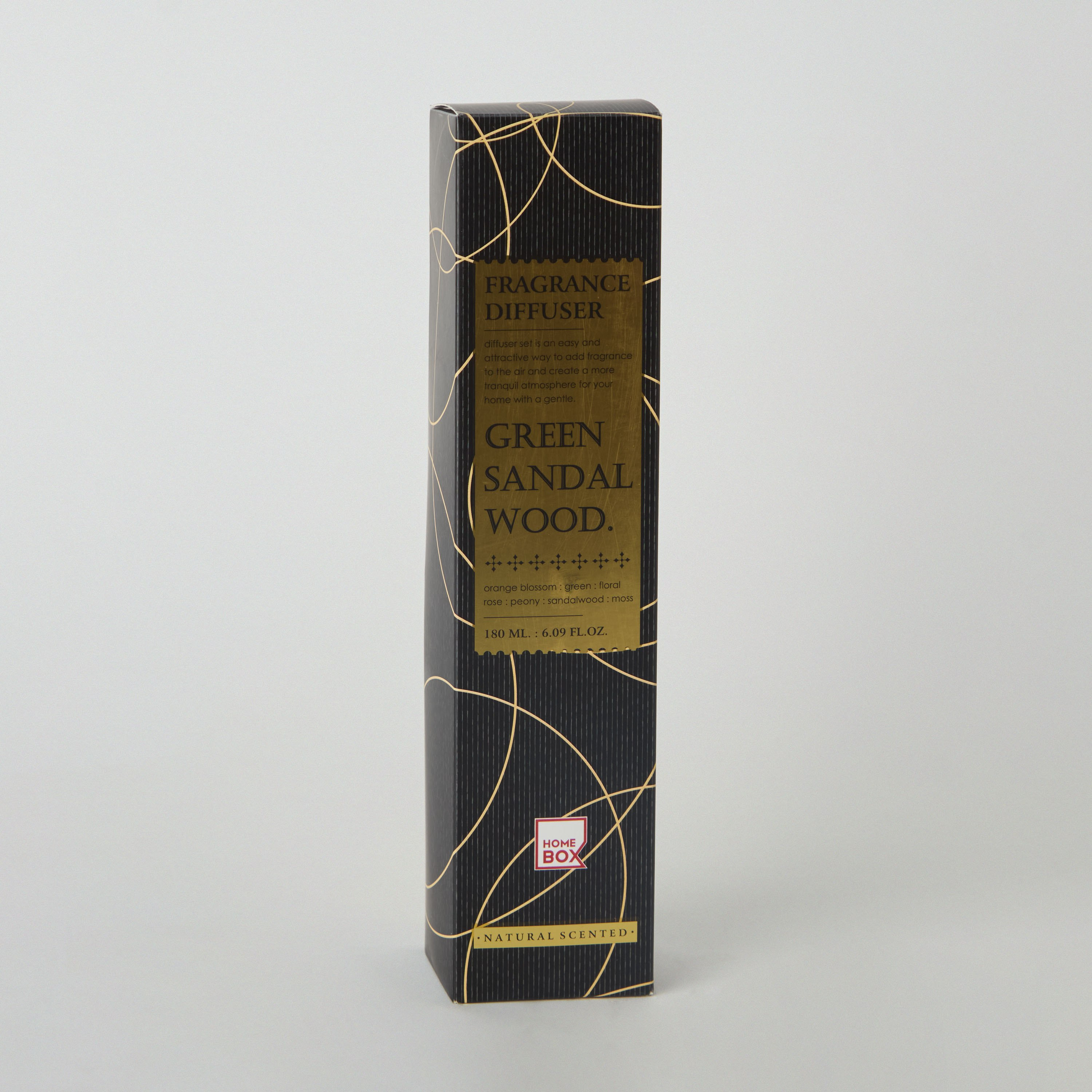 Abbey Green Sandalwood Fragrance Reed Diffuser - 180 ml-hbxbedroom-homefragrance-diffusers-image-5