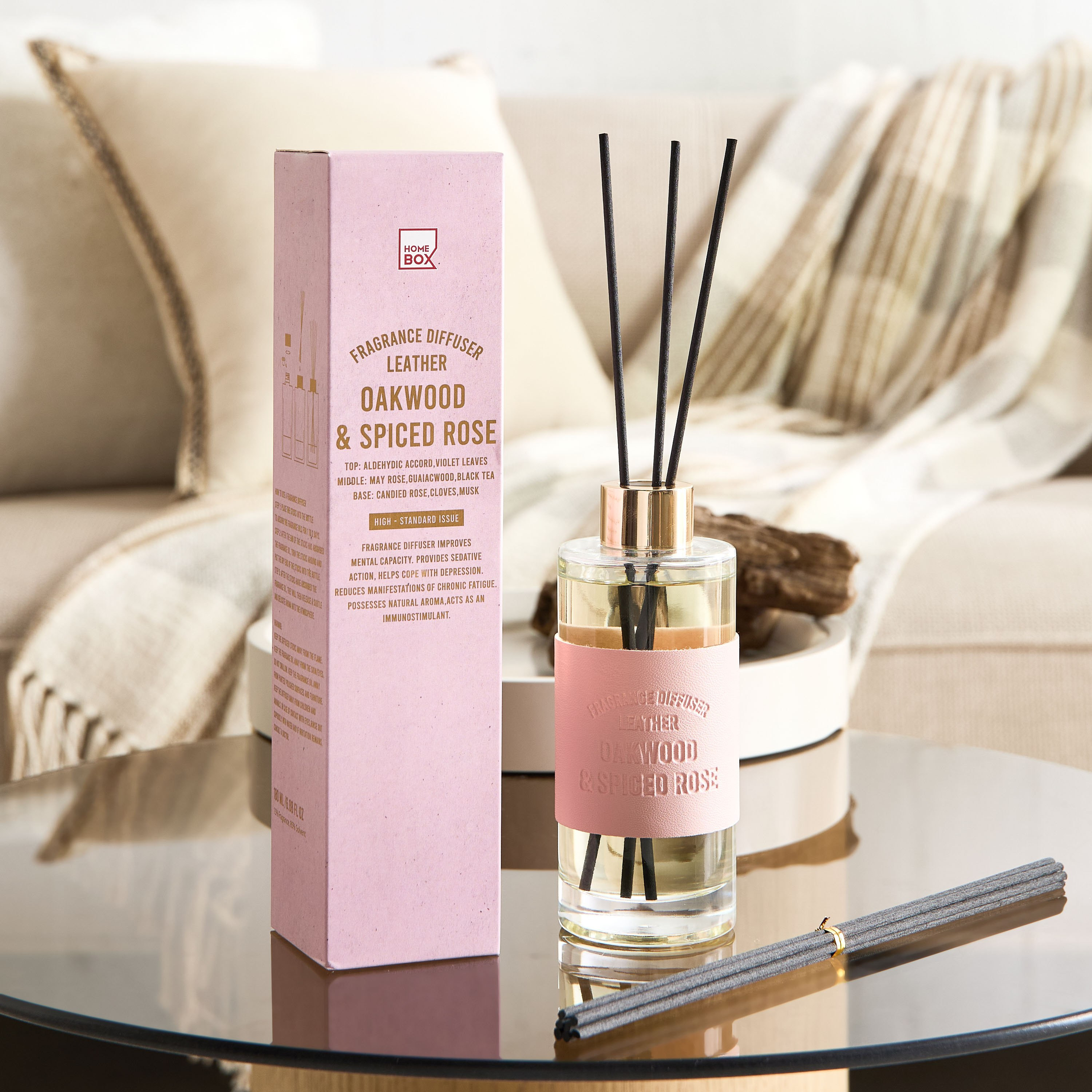 Abbey Old World Oak Wood and Spice Rose Reed Diffuser - 180 ml-PROMO_HB_AE_B2G2_011025-image-1