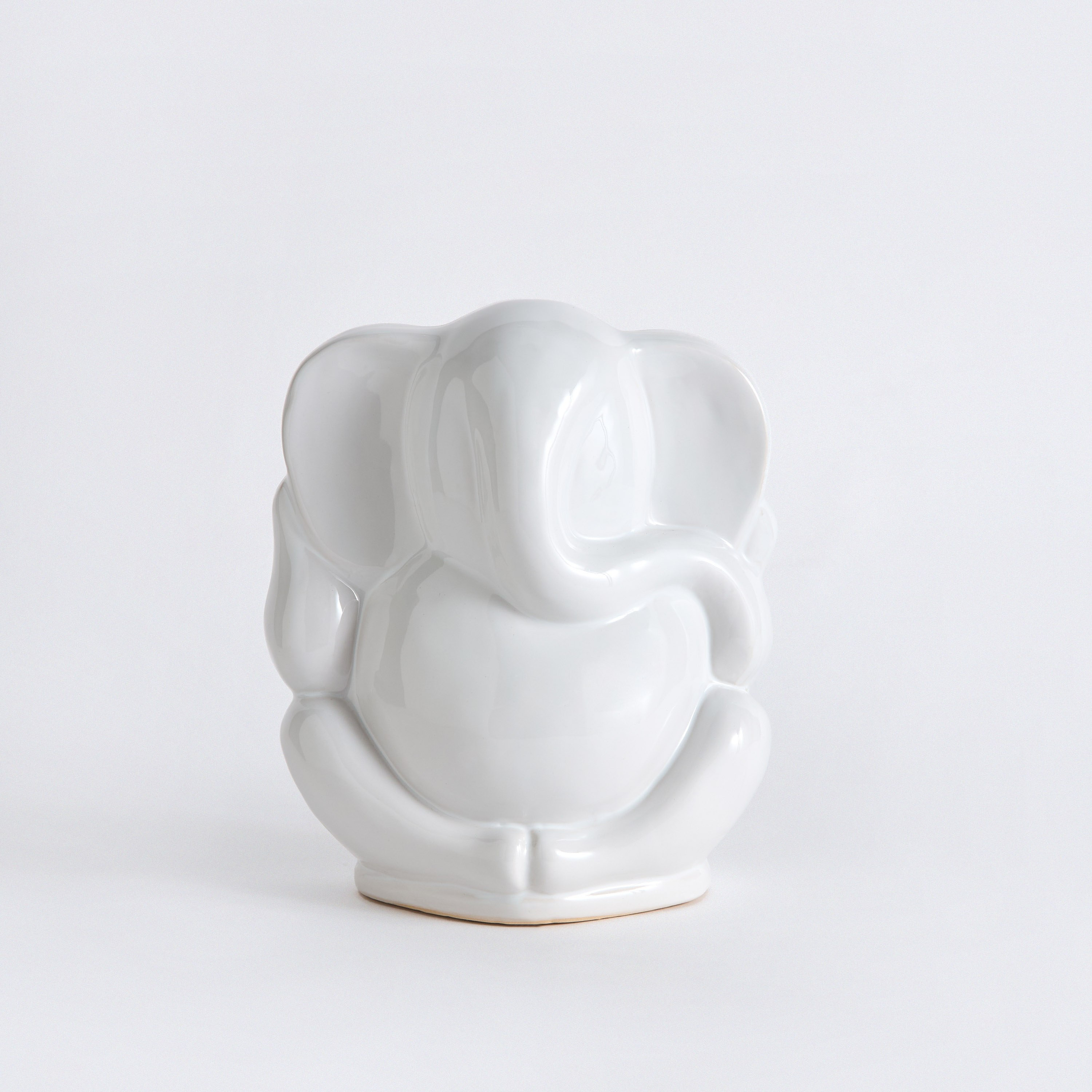 Fuse Ceramic Ganesha Figurine - 20x12x24 cm-hbxhomeware-homedecor-figurinesandornaments-image-5