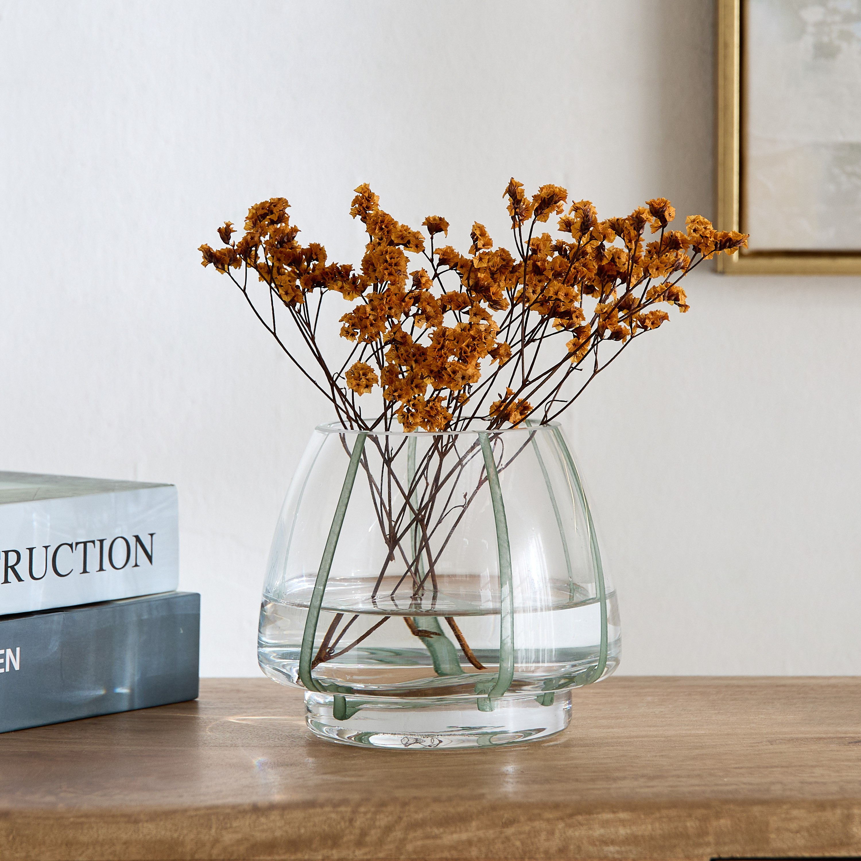Lemont Textured Glass Bud Vase - 13.5x13.5x11.5 cm-hbxhomeware-hbxdecorandfurnishings-image-1
