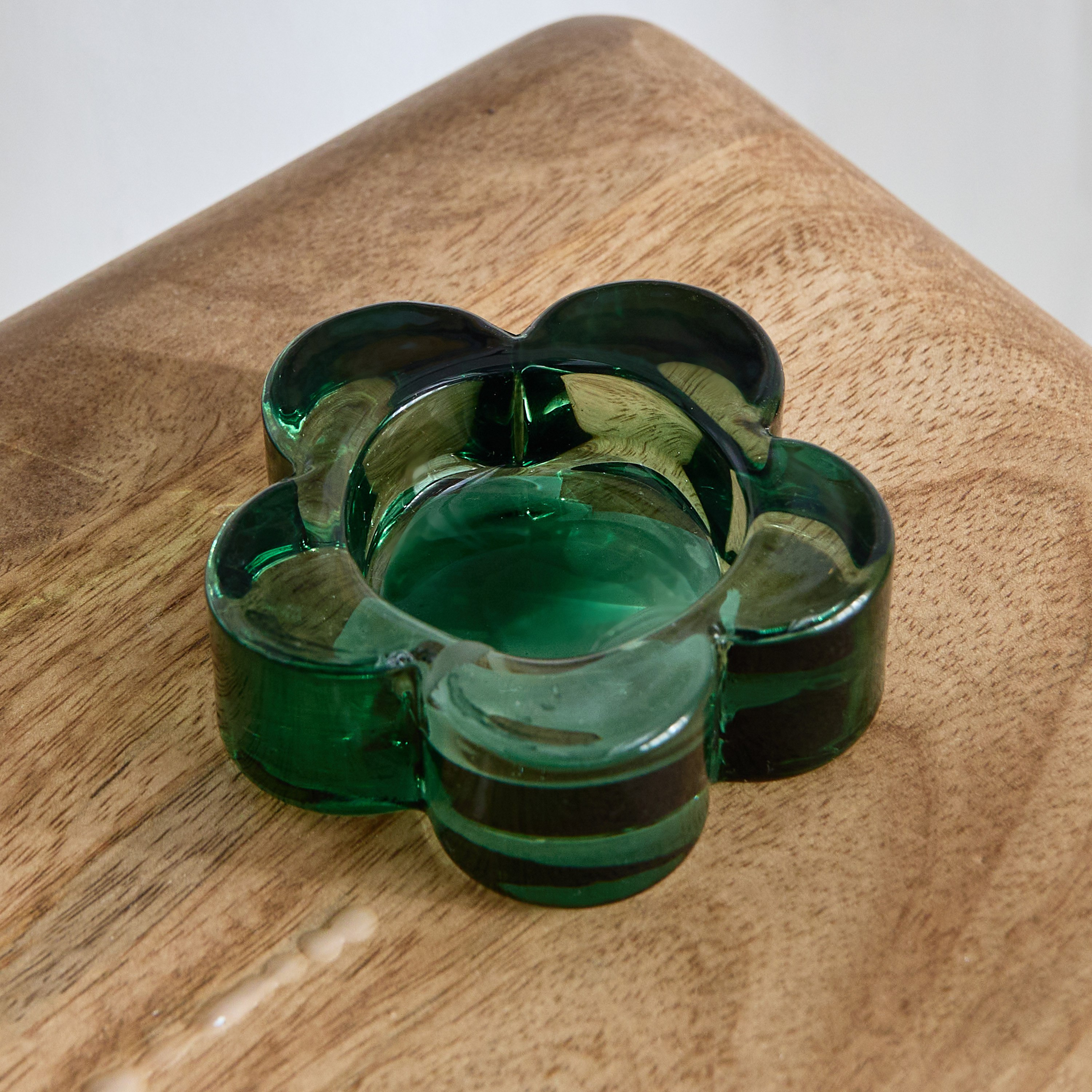 حامل شموع زجاجي على شكل زهرة من ليمونت - 7.2x7.2x2.5 سم-hbxlivingroom-decorandaccessories-candleholders-image-2